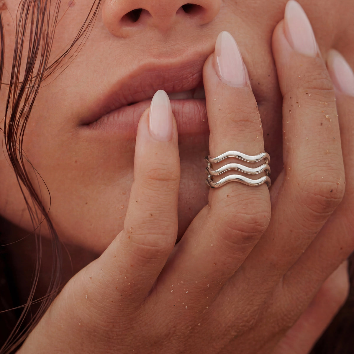 Wavy Bands Ring