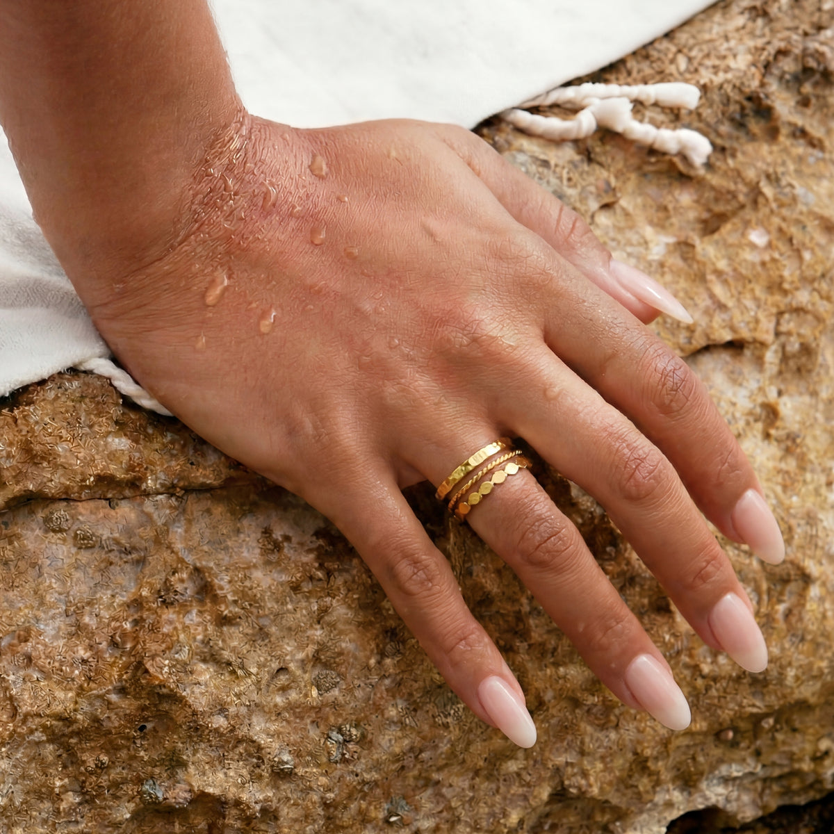 Triple Design Ring