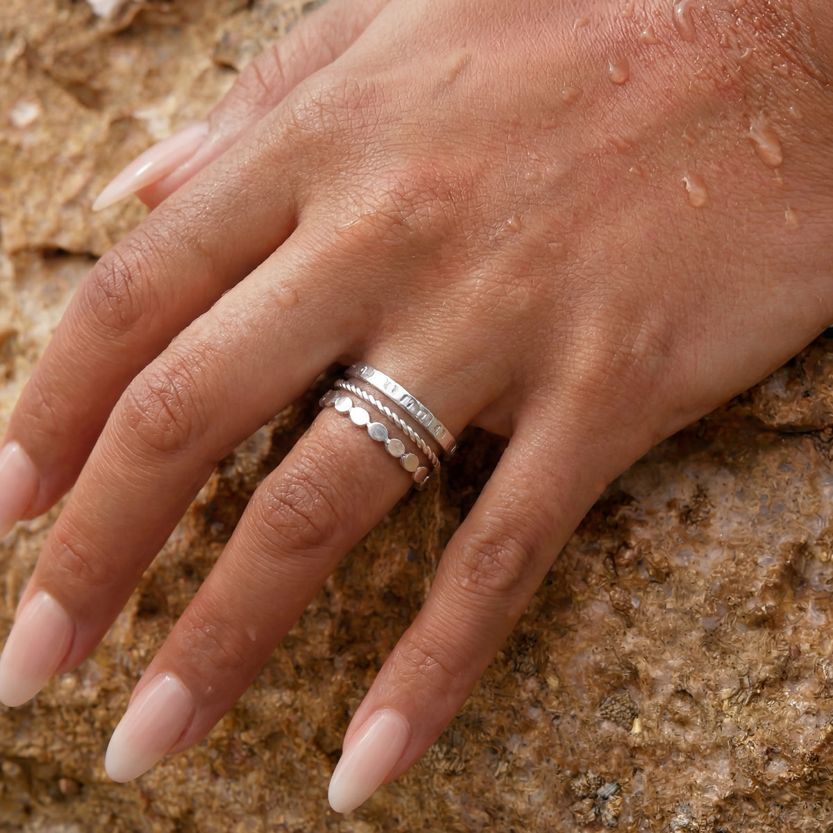 Triple Design Ring