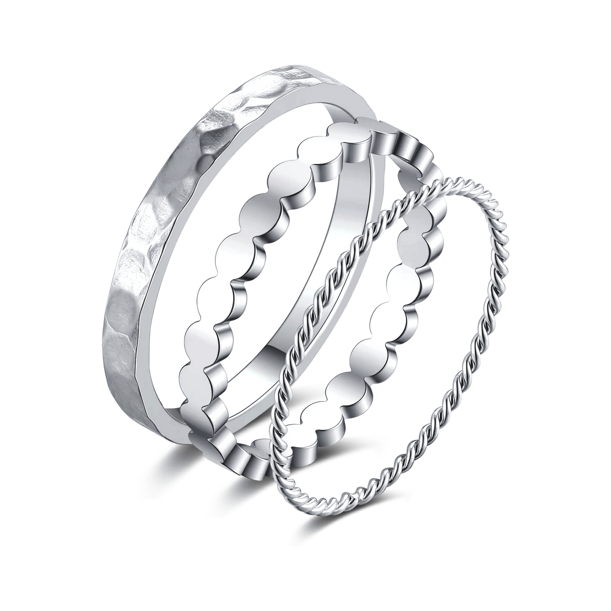 Triple Design Ring