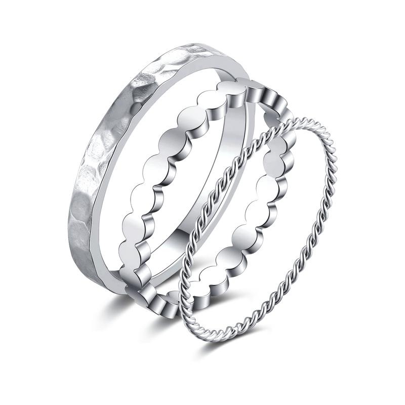 Triple Design Ring