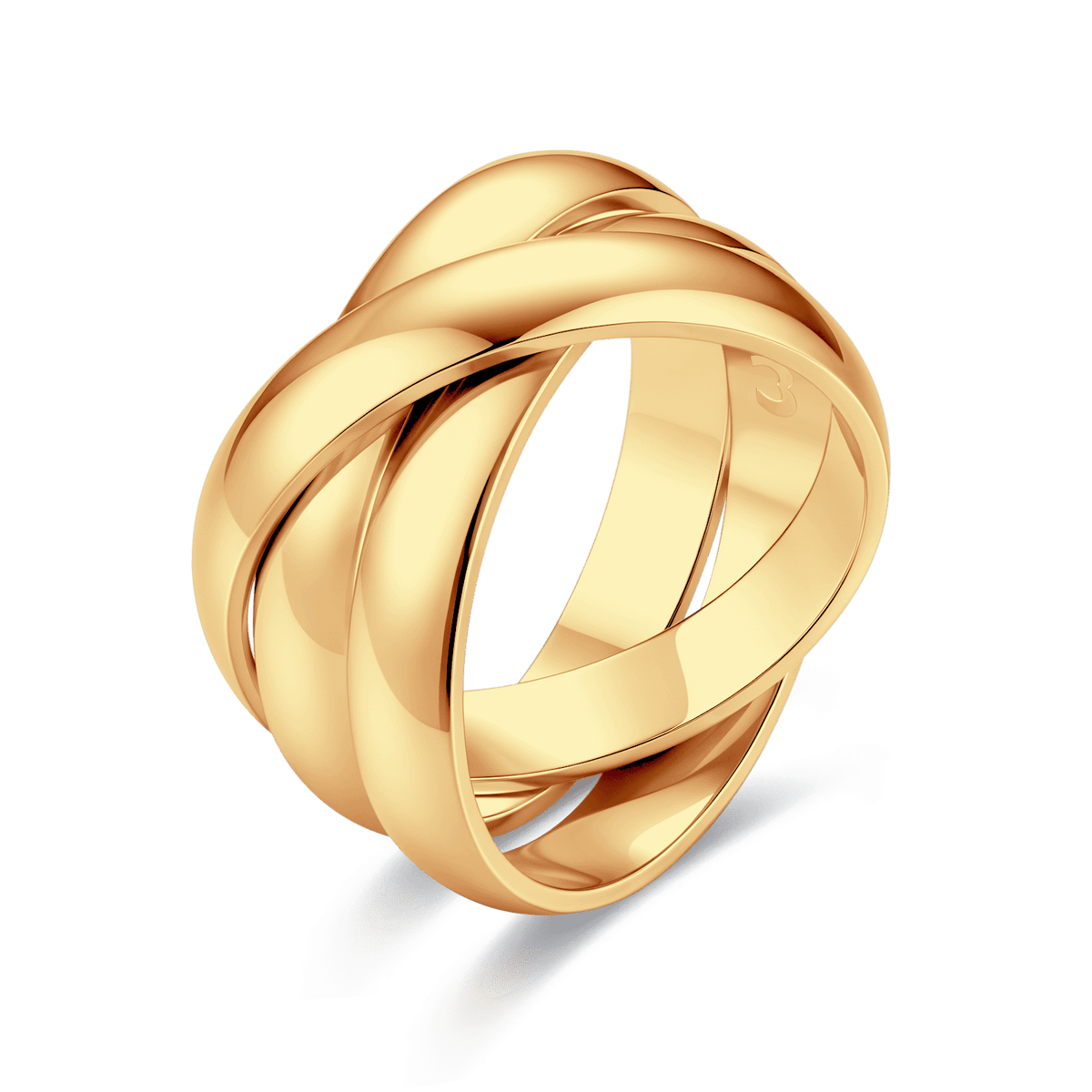 Interlaced Bands Ring