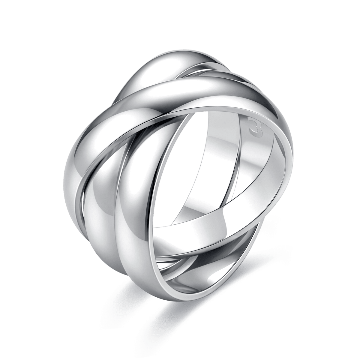 Interlaced Bands Ring