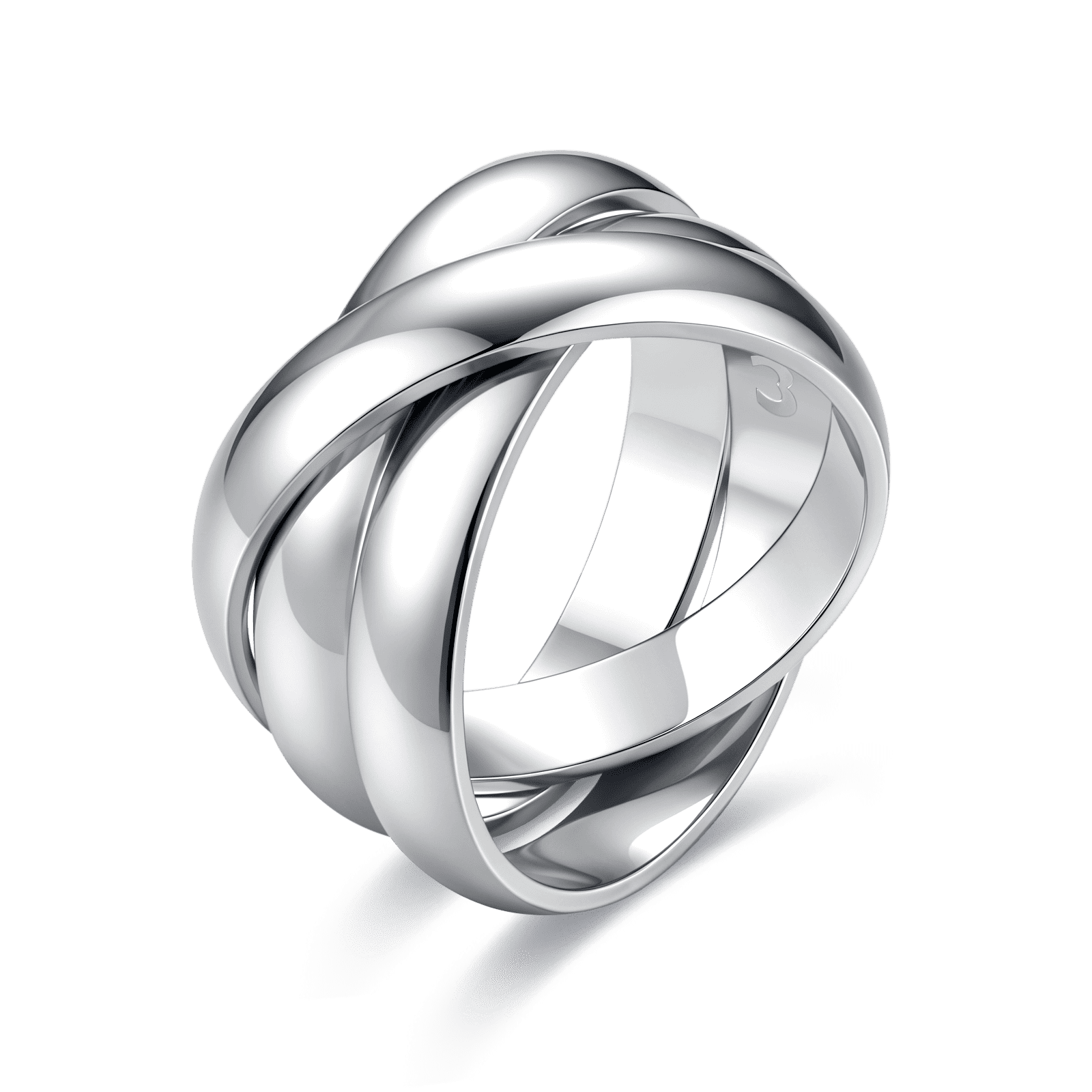 Interlaced Bands Ring