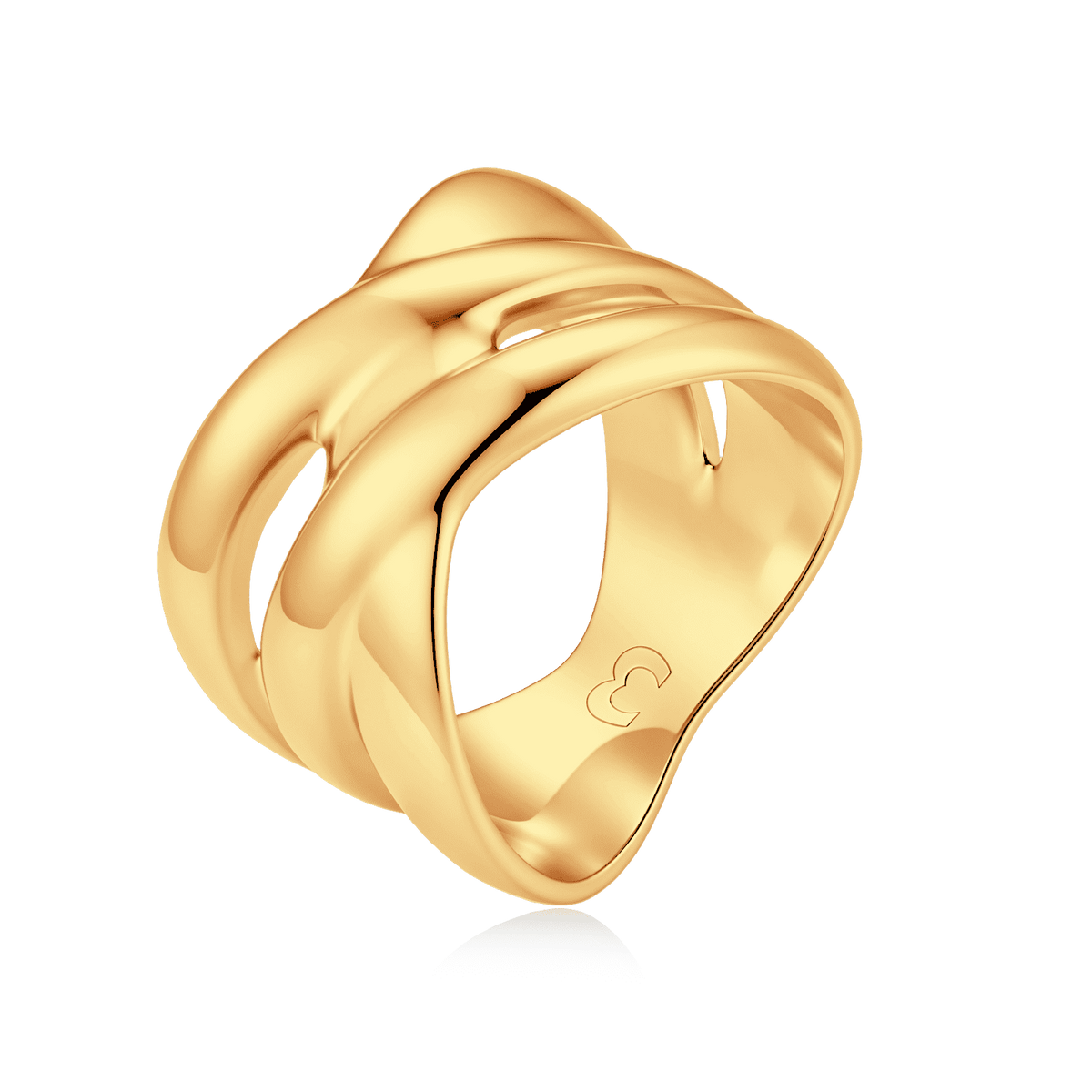 Curved Lines Ring
