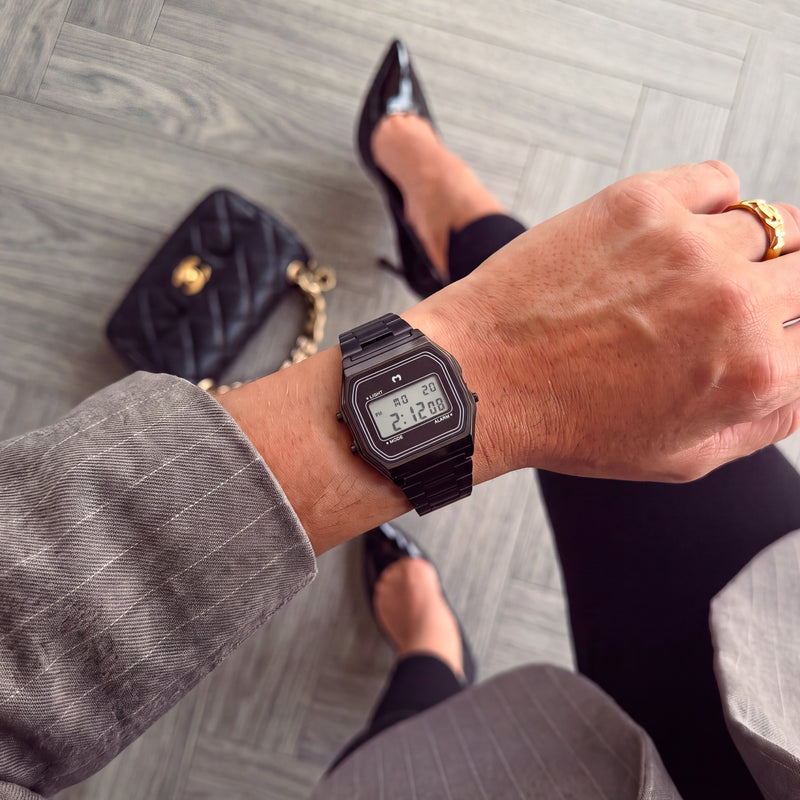 Vintage Digital Watch ~ Black