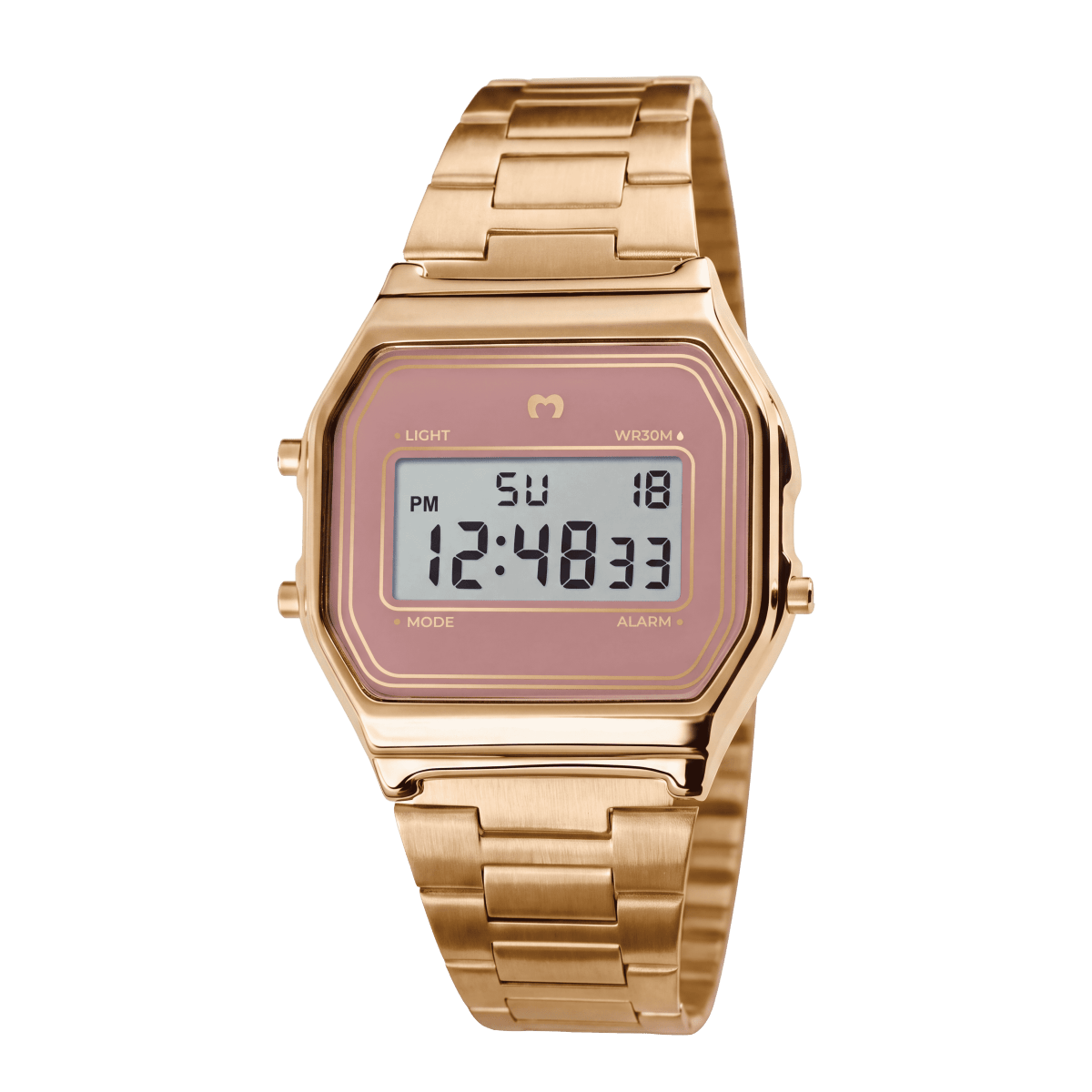 Vintage Digital Watch ~ Gold-Rosé
