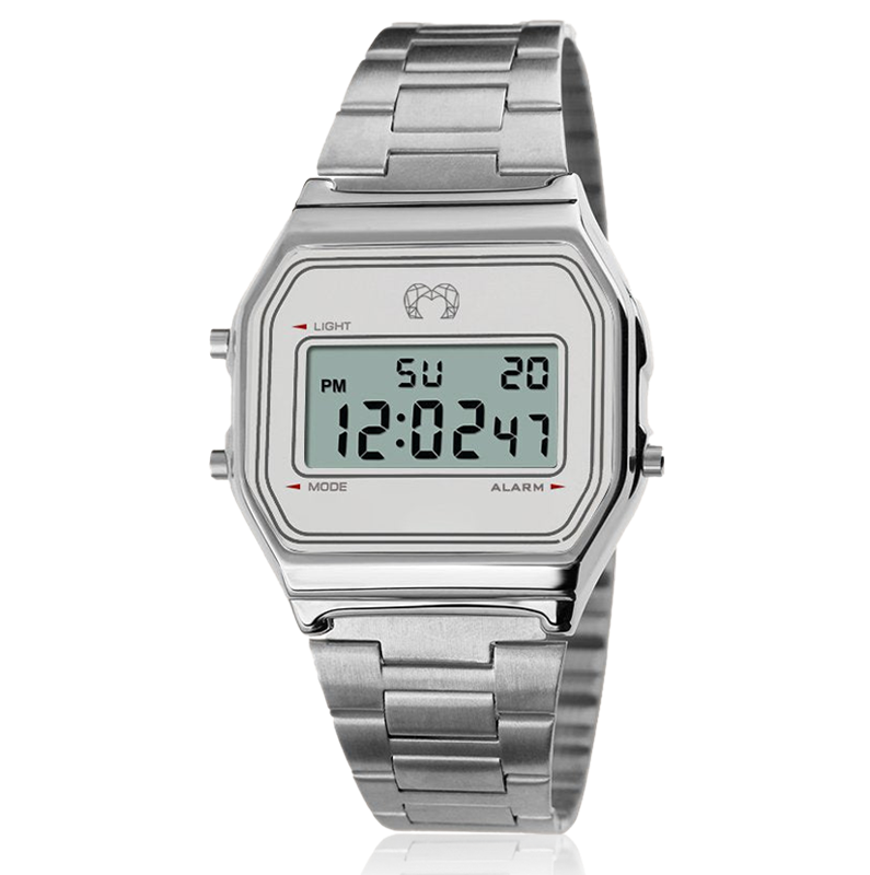Vintage Digital Watch ~ Silver