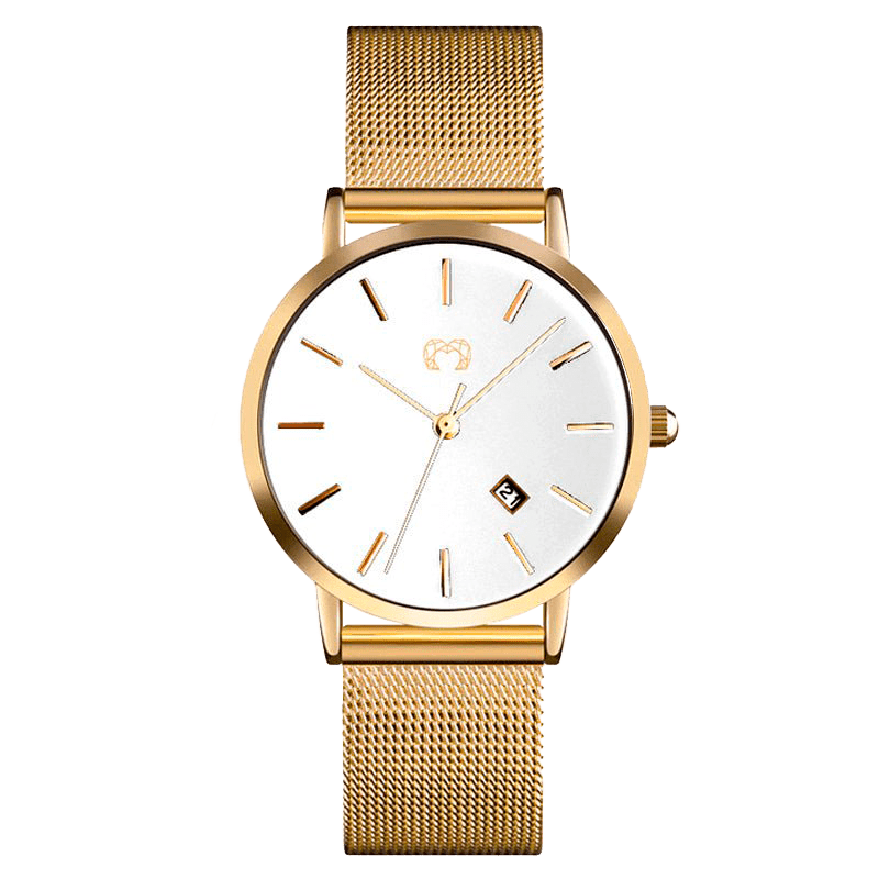 Sophia Jewels Watch ~ GoldWhite