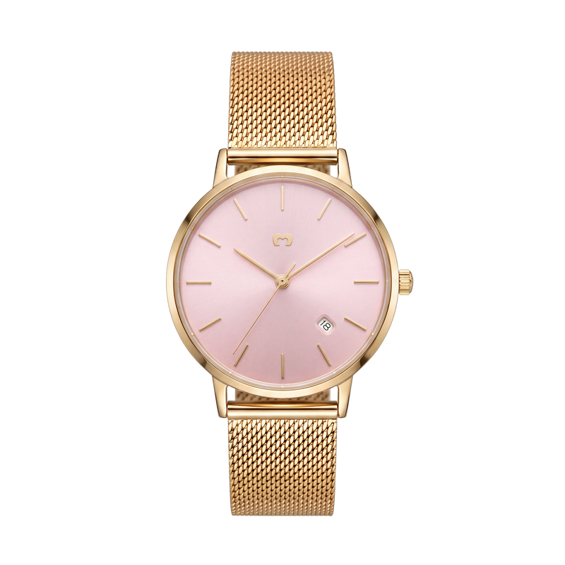 Sophia Jewels Watch ~ Gold-Pink