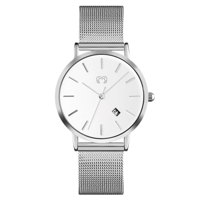 Sophia Jewels Watch ~ SilverWhite