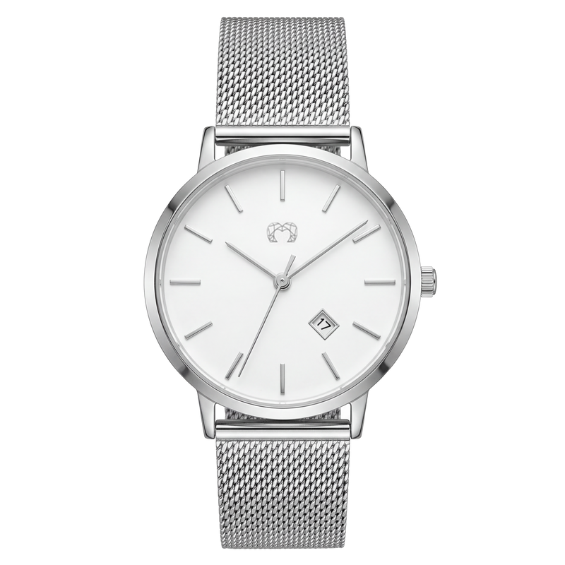 Sophia Jewels Watch ~ SilverWhite