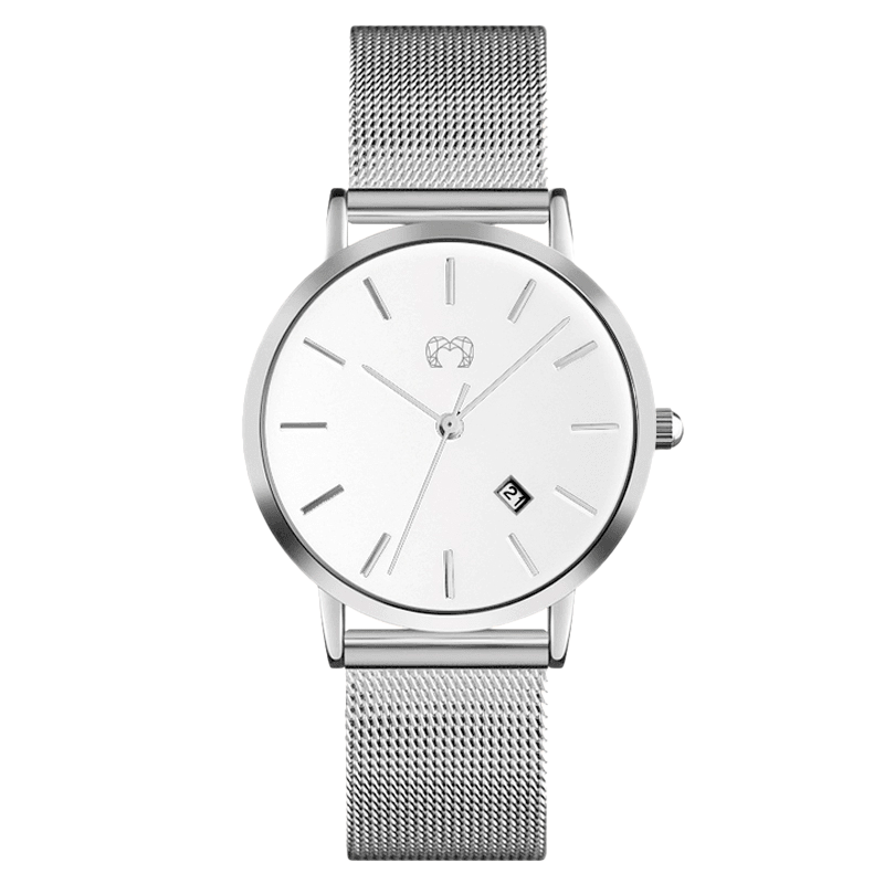 Sophia Jewels Watch ~ SilverWhite