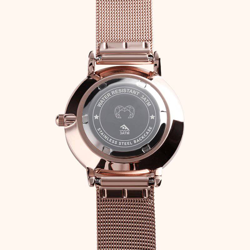 Sophia Jewels Watch ~ RoseWhite - SophiaJewels