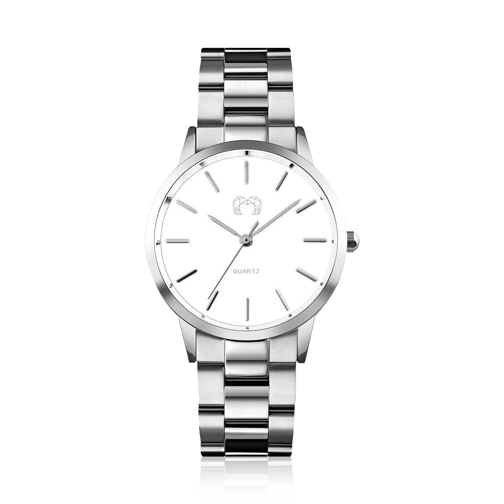 California Watch ~ SilverWhite - SophiaJewels
