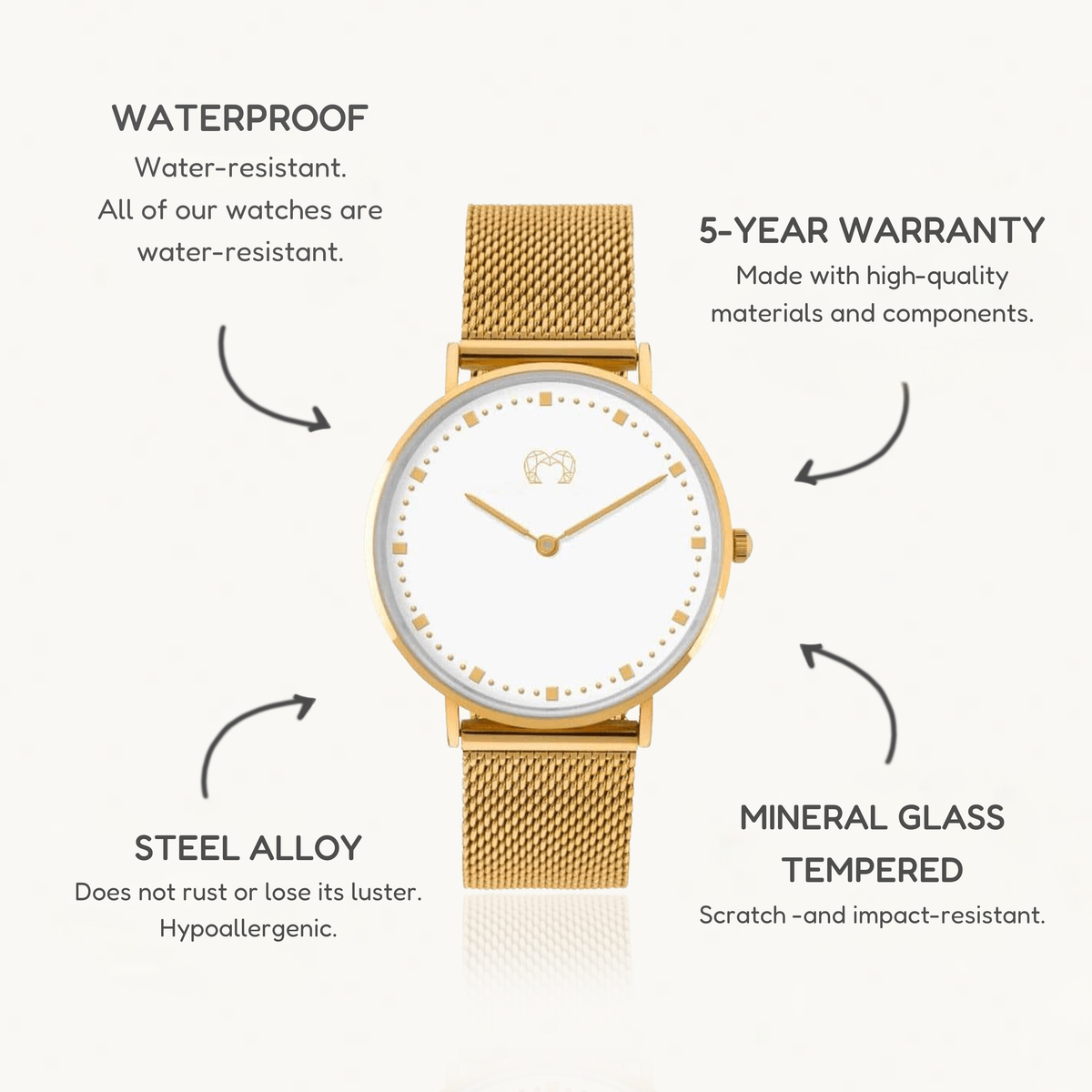 Juliet Watch ~ GoldWhite