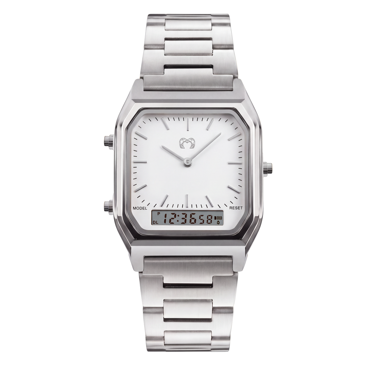 Vintage Retro Watch ~ SilverWhite
