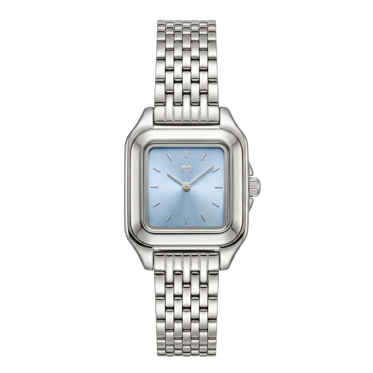 Hampton Watch ~ Silver-Soft Blue