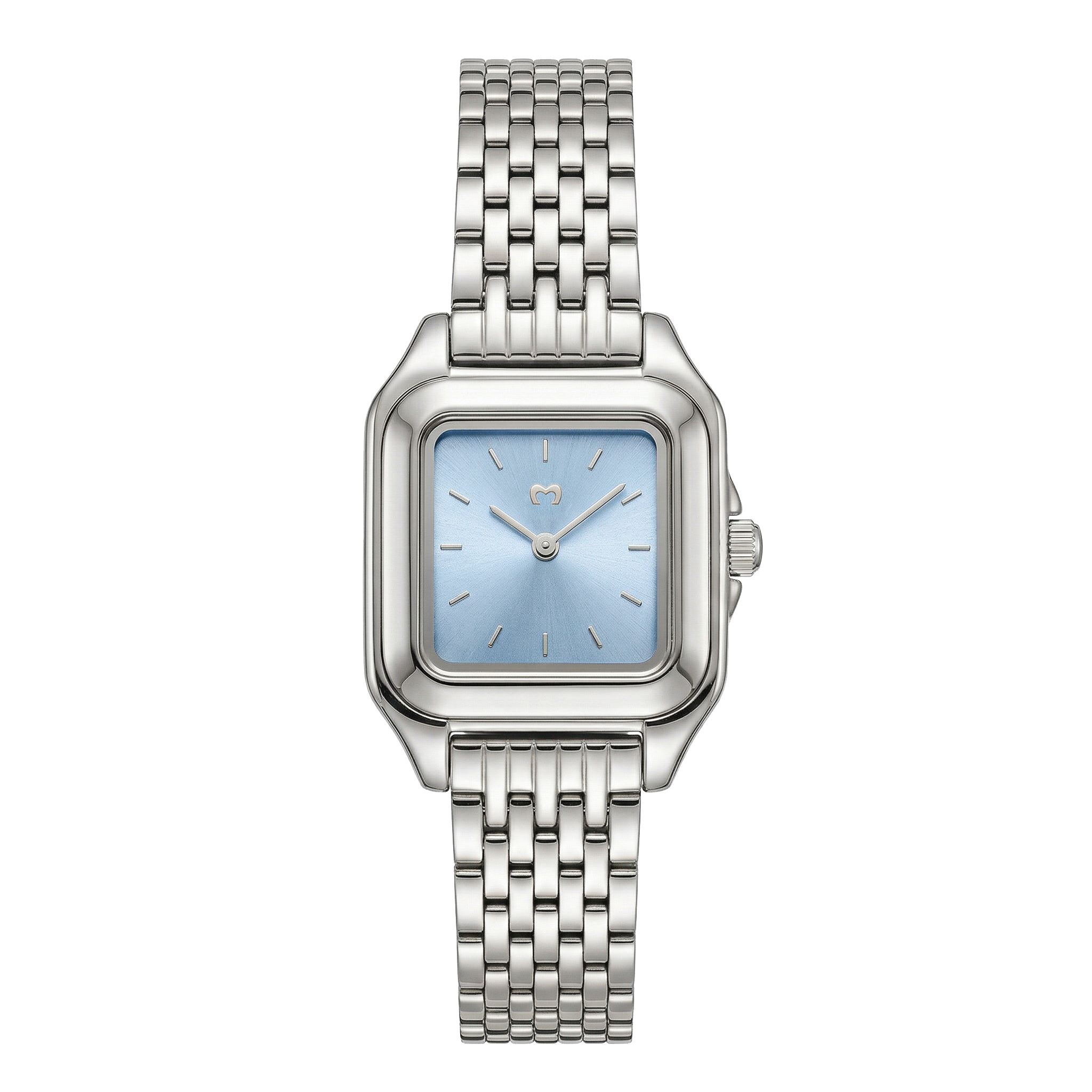 Hampton Watch ~ Silver-Soft Blue