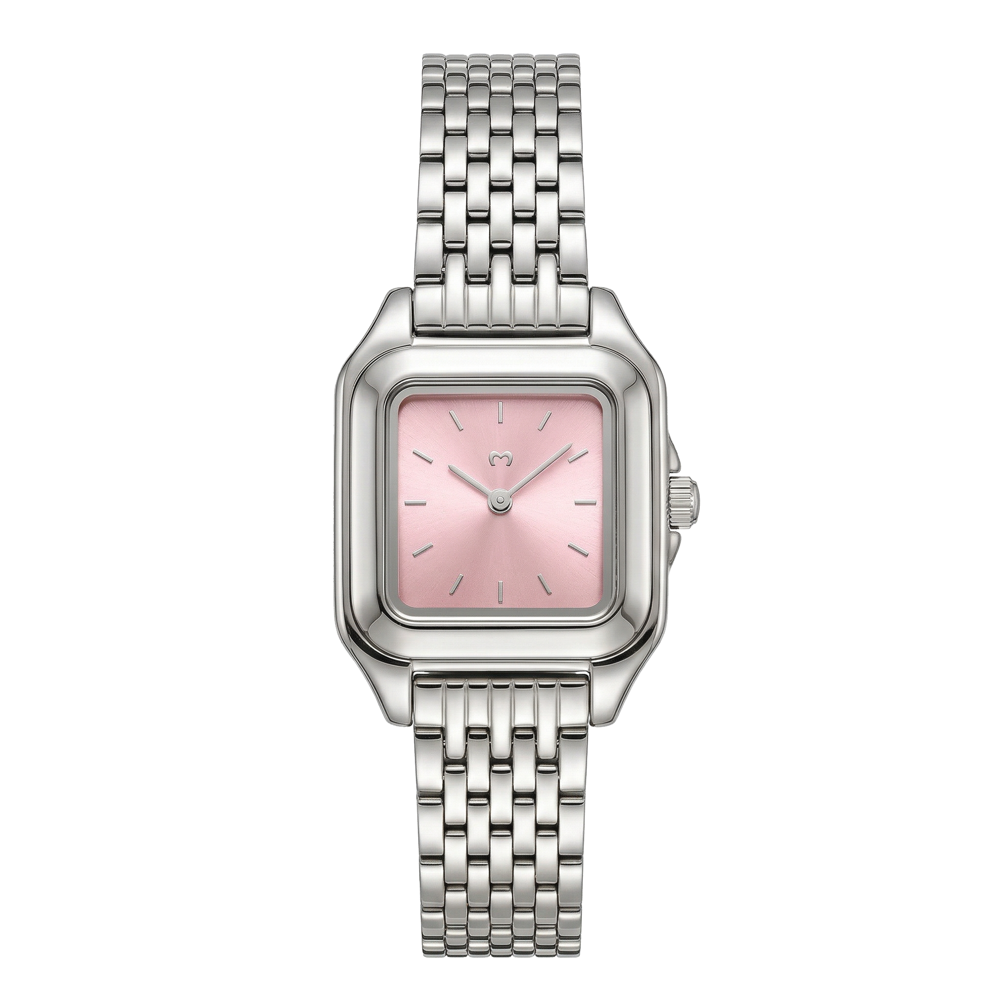 Hampton Watch ~ Silver-Pink