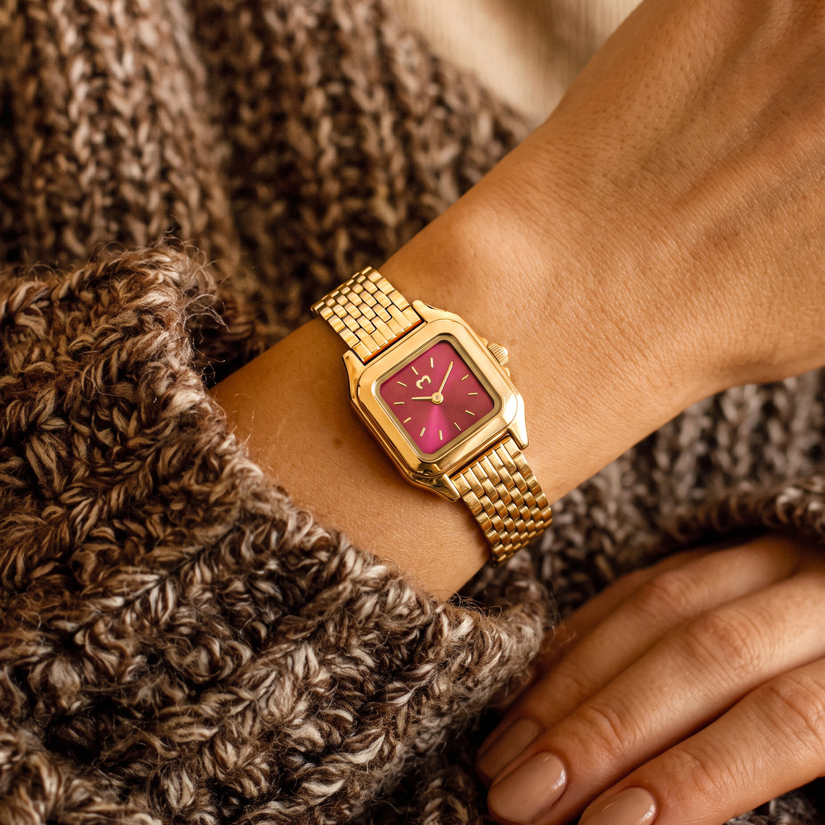 Hampton Watch ~ Gold-Garnet