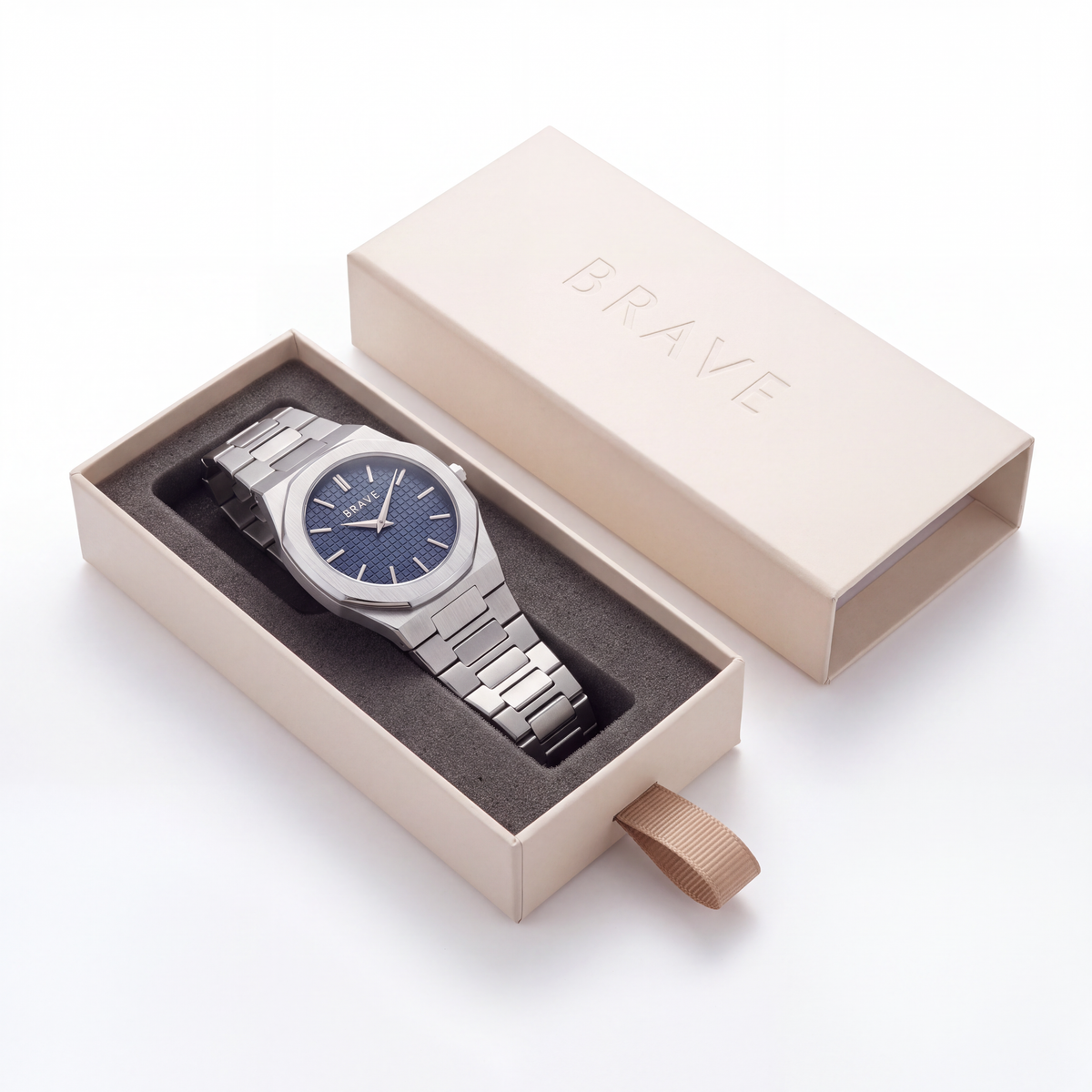 Empire ~ Silver-Navy Watch BRAVE