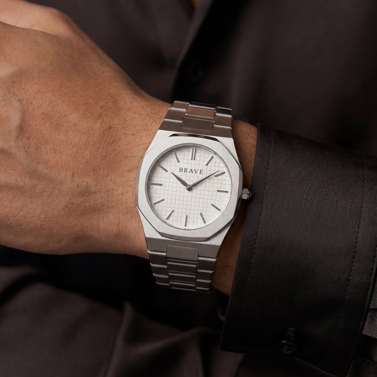 Empire ~ Silver-White Watch BRAVE