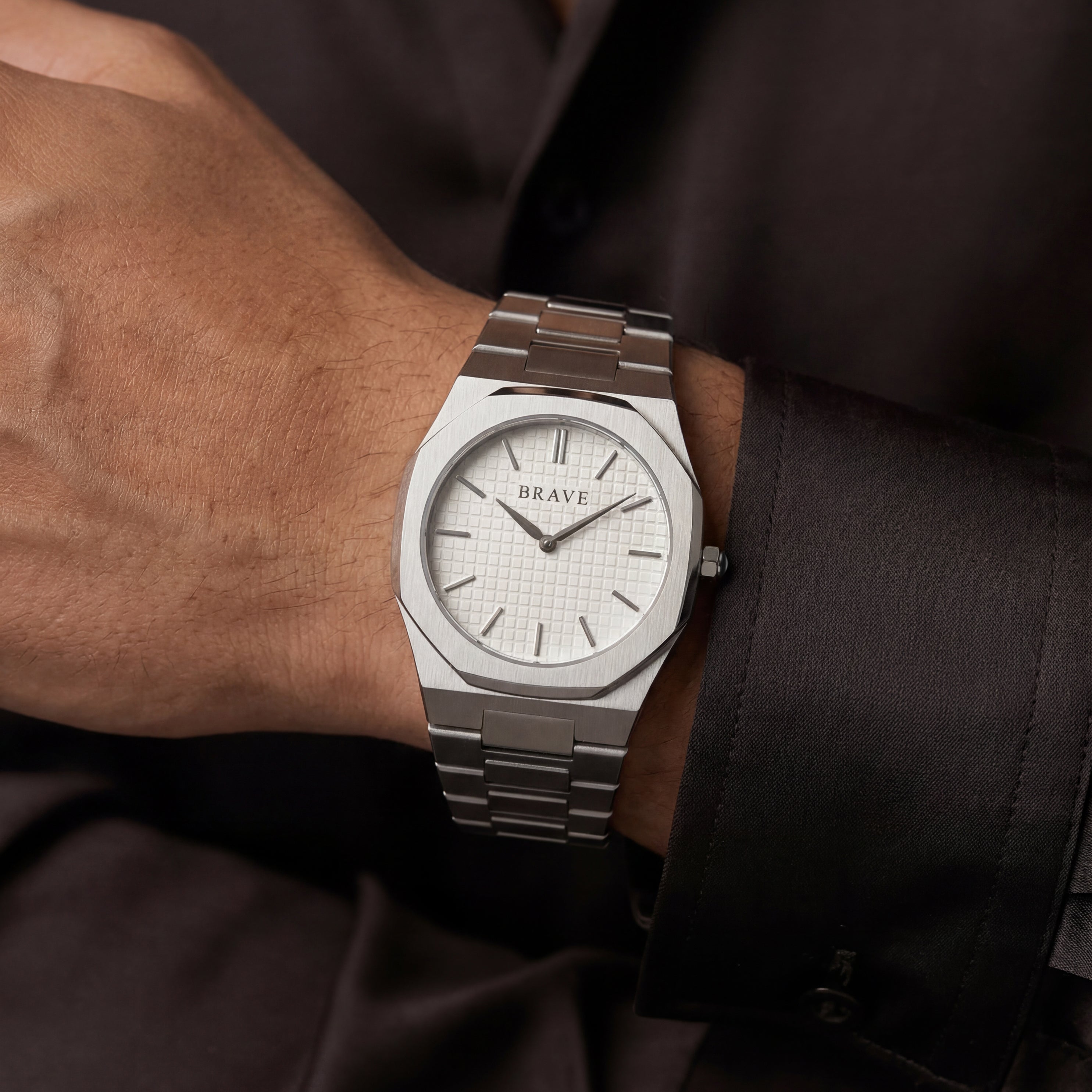 Empire ~ Silver-White Watch BRAVE
