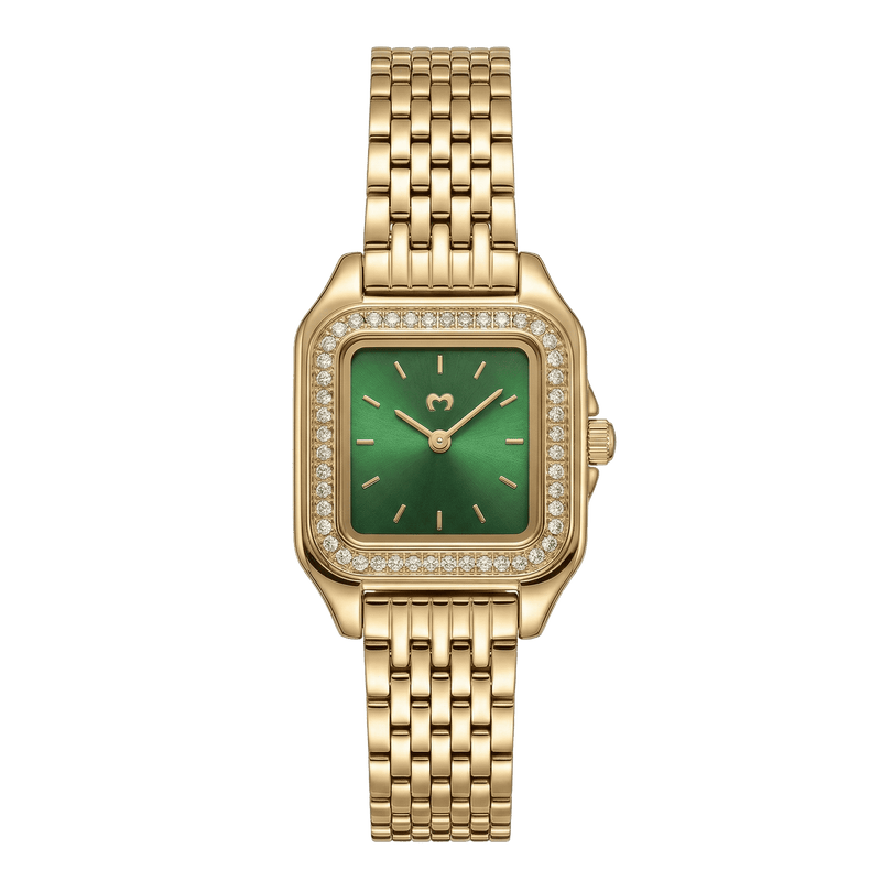 Hampton Lux Watch ~ Gold-Green