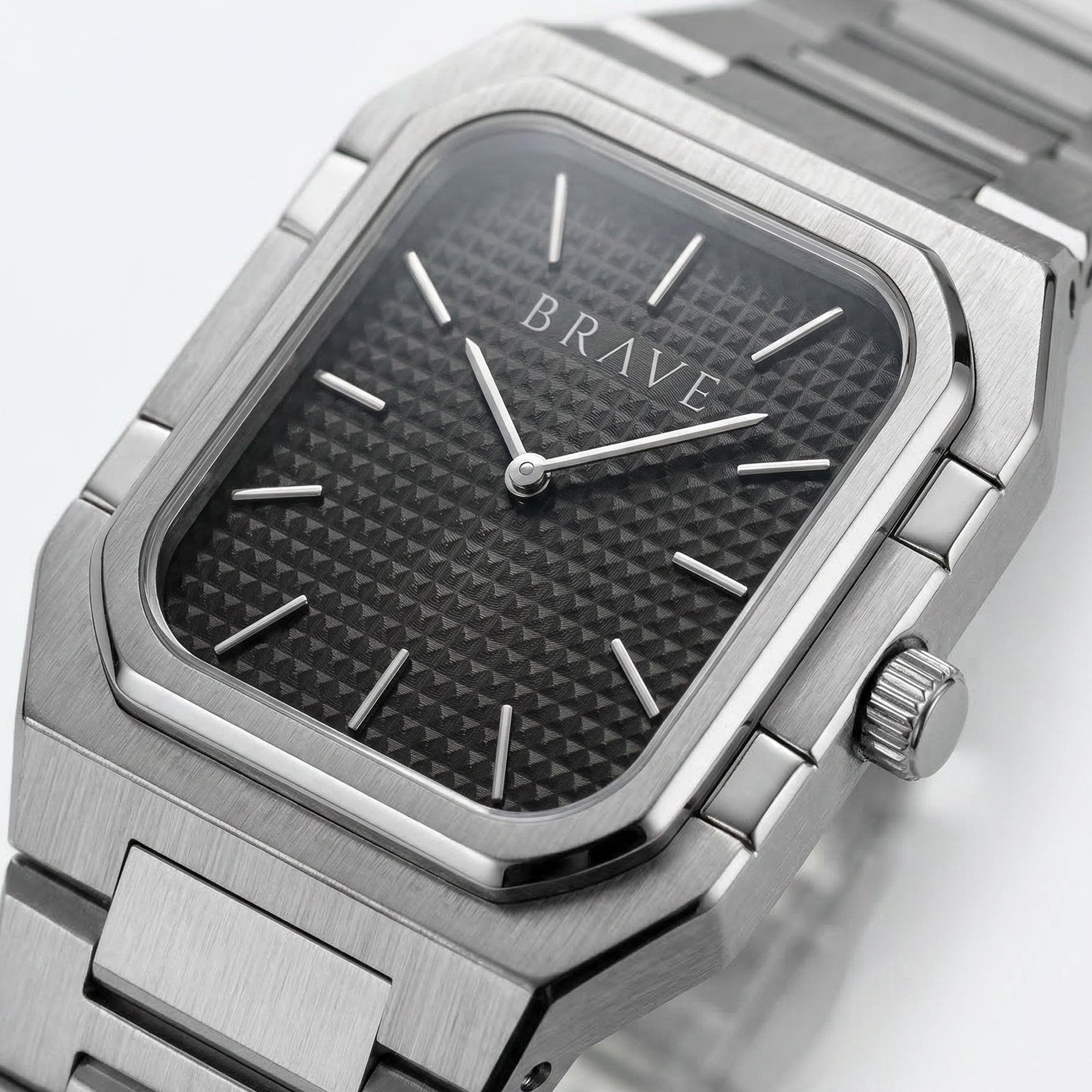 Brando ~ Silver-Black Watch BRAVE