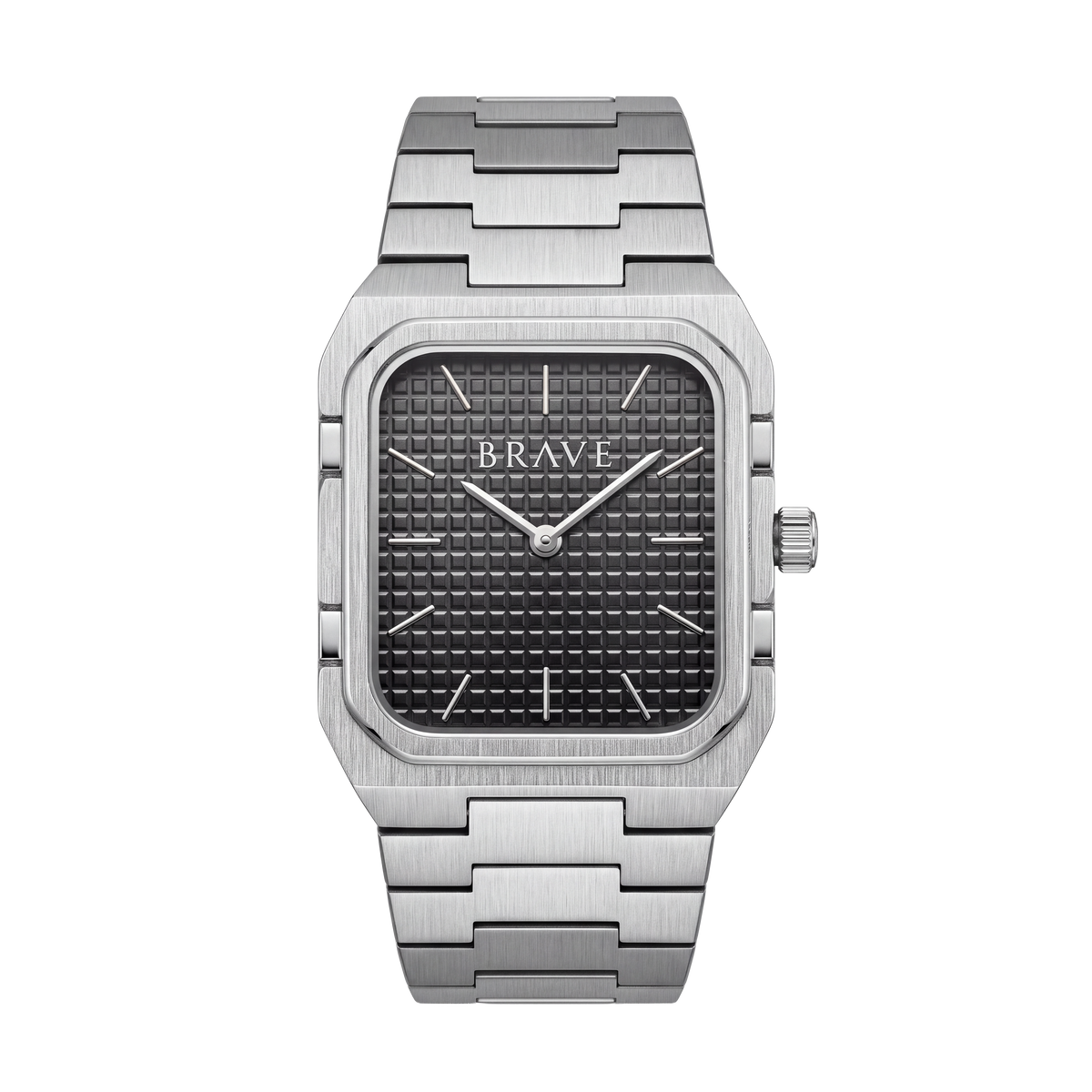 Brando ~ Silver-Black Watch BRAVE