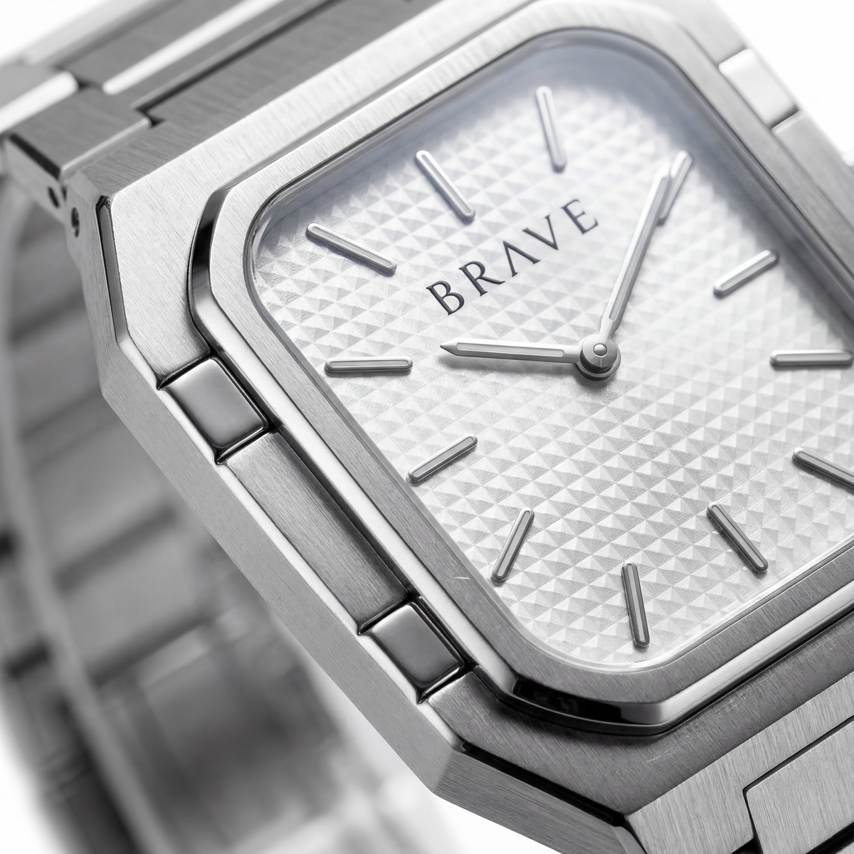 Brando ~ Silver-White Watch BRAVE