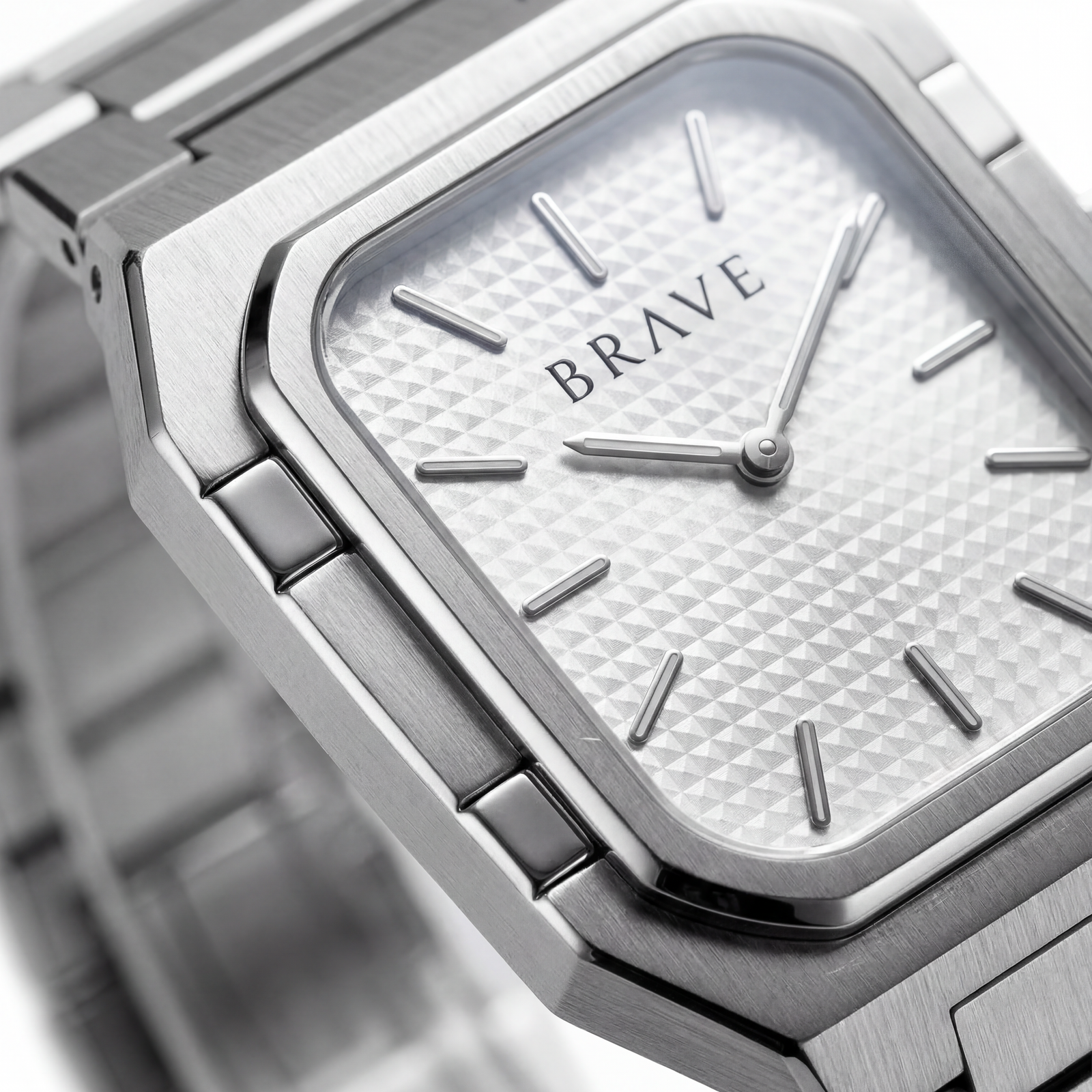 Brando ~ Silver-White Watch BRAVE