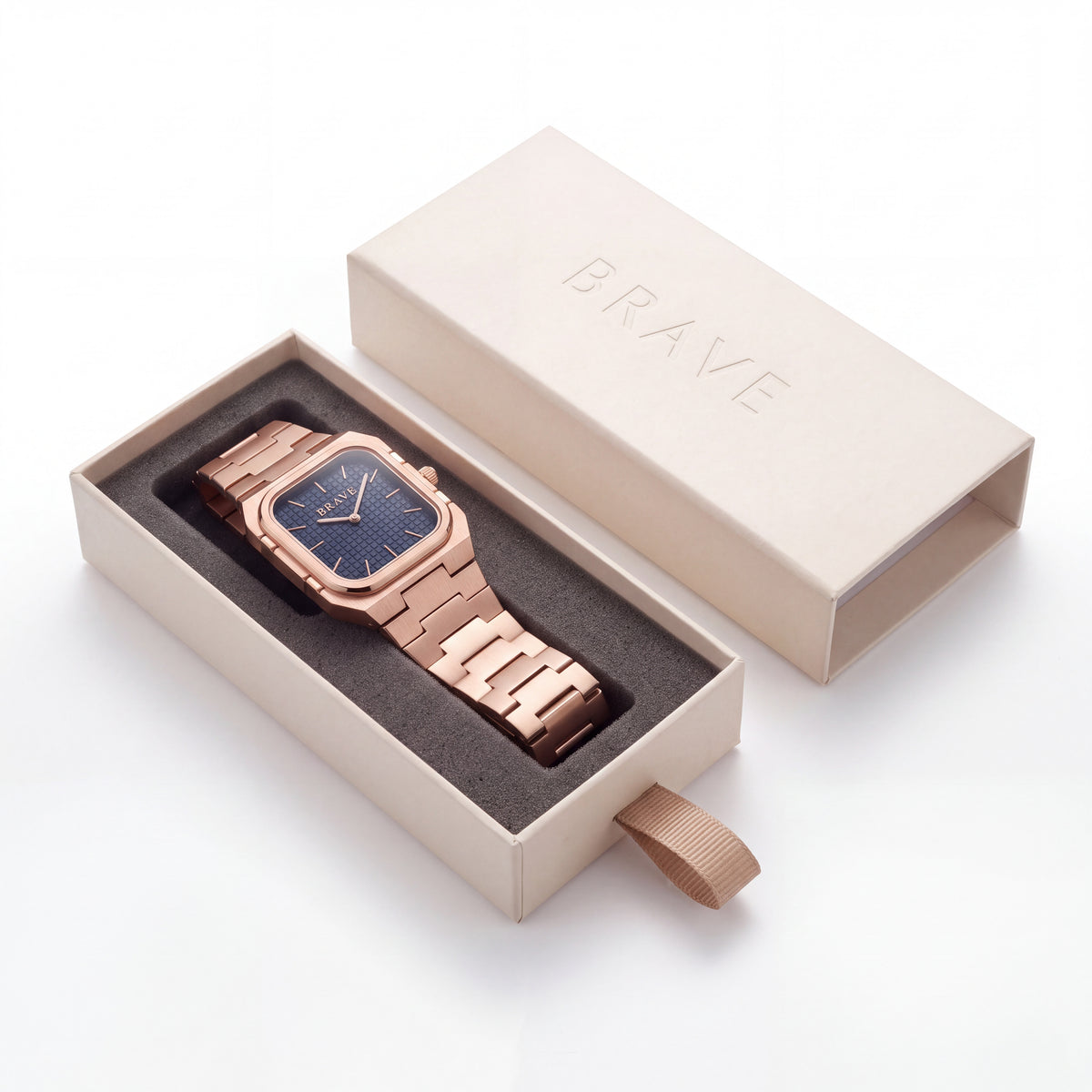 Brando ~ Rose Gold-Blue Watch BRAVE
