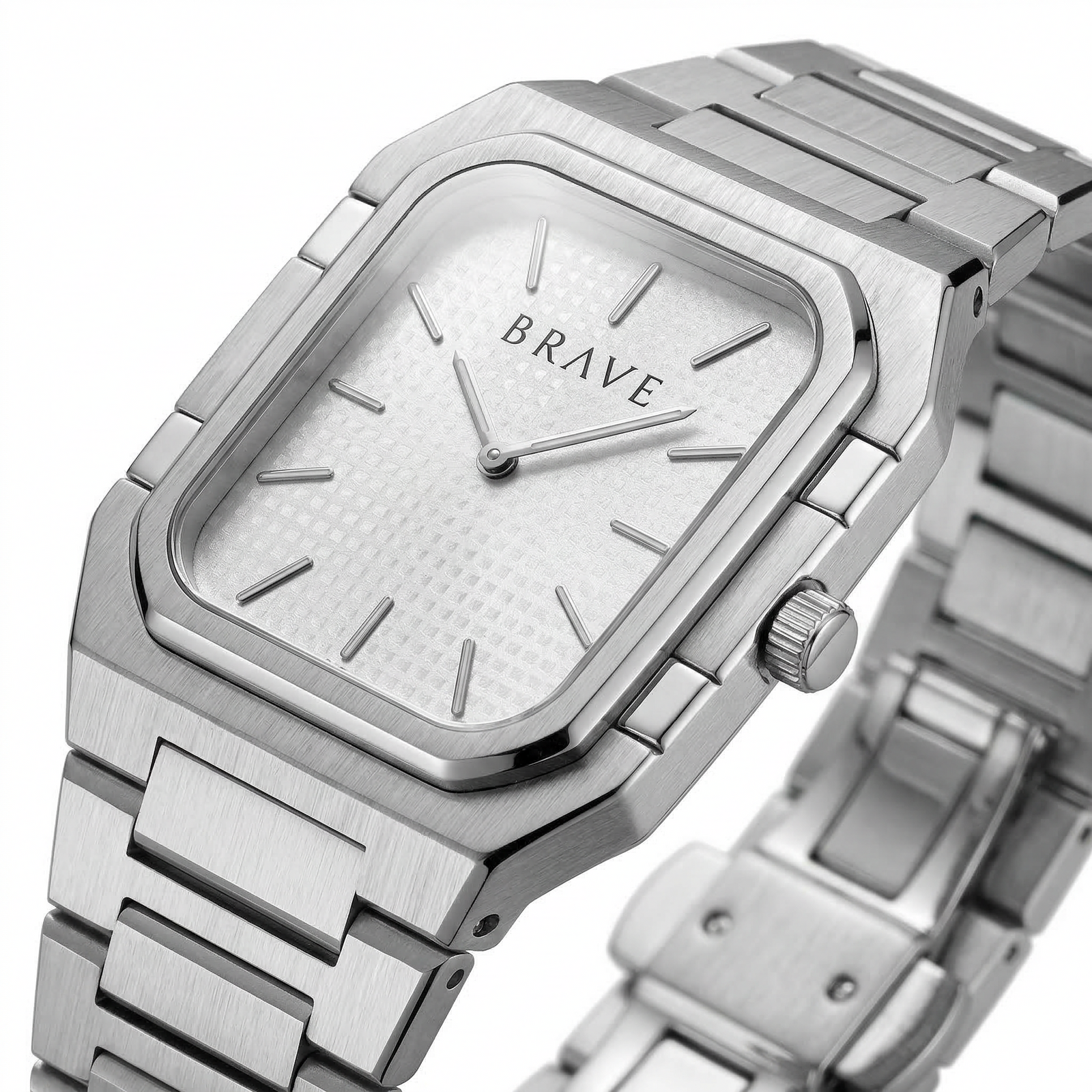 Brando ~ Silver-White Watch BRAVE