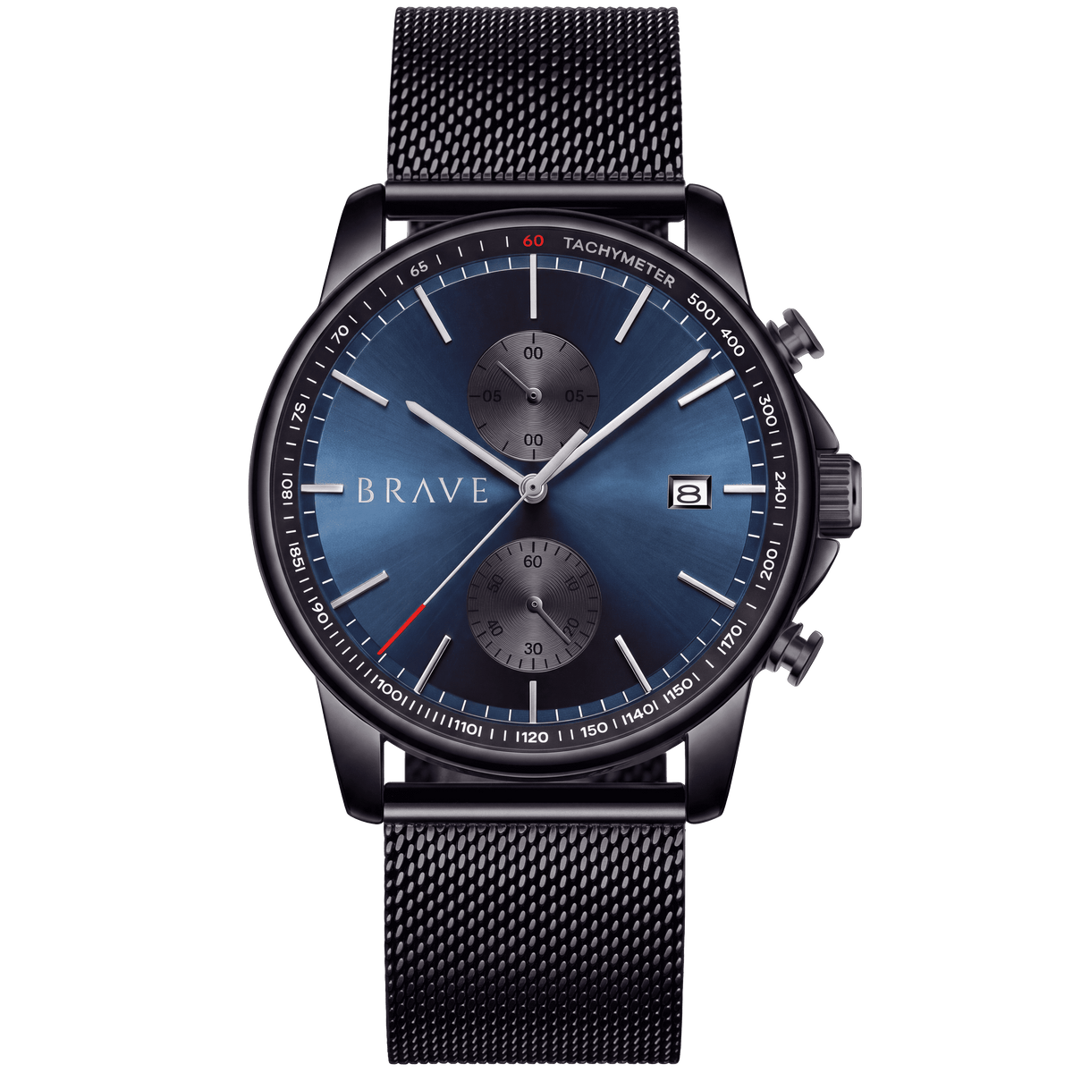 Atlantis ~ Black-Dark Blue Watch BRAVE