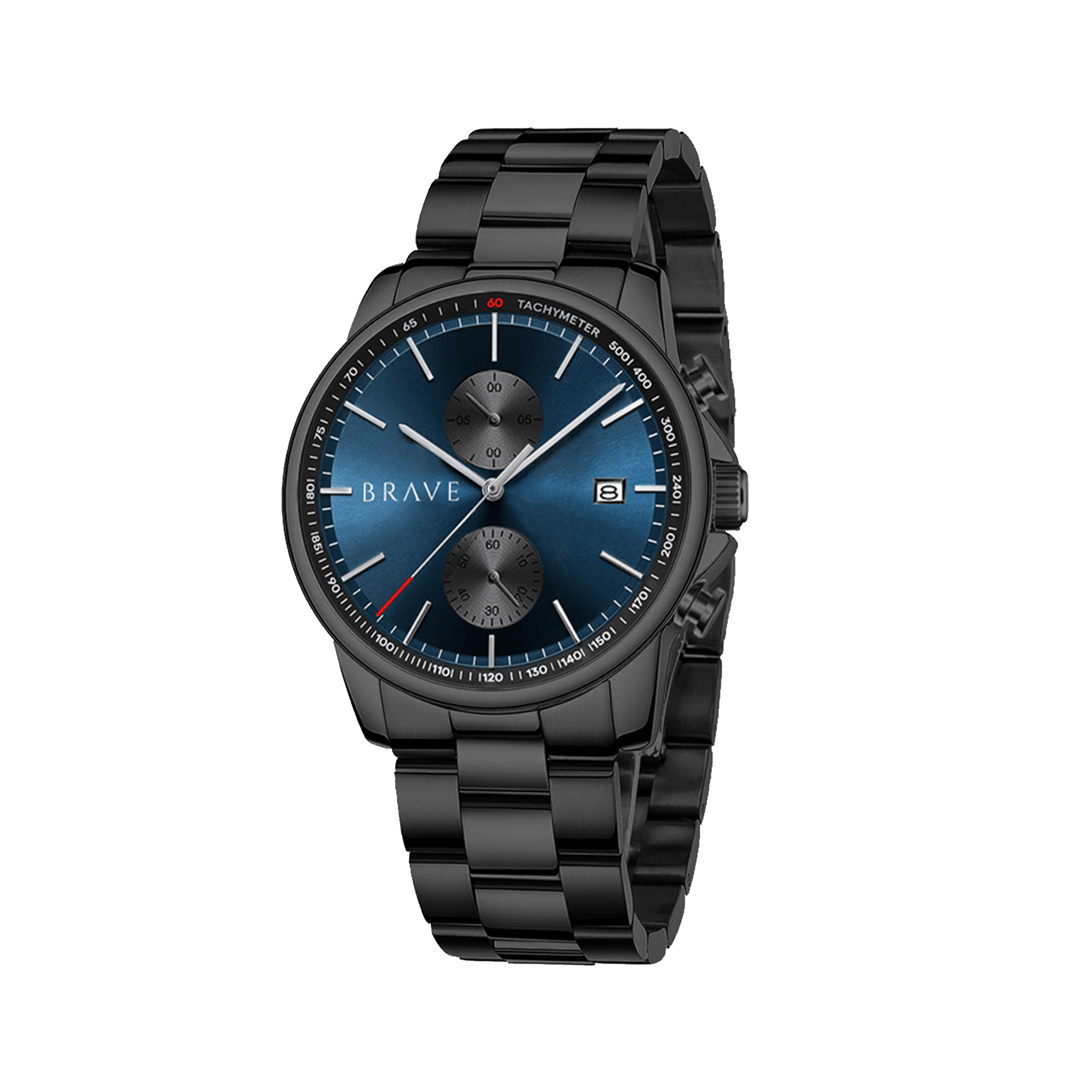 Monarch ~ Black-Dark Blue Watch BRAVE