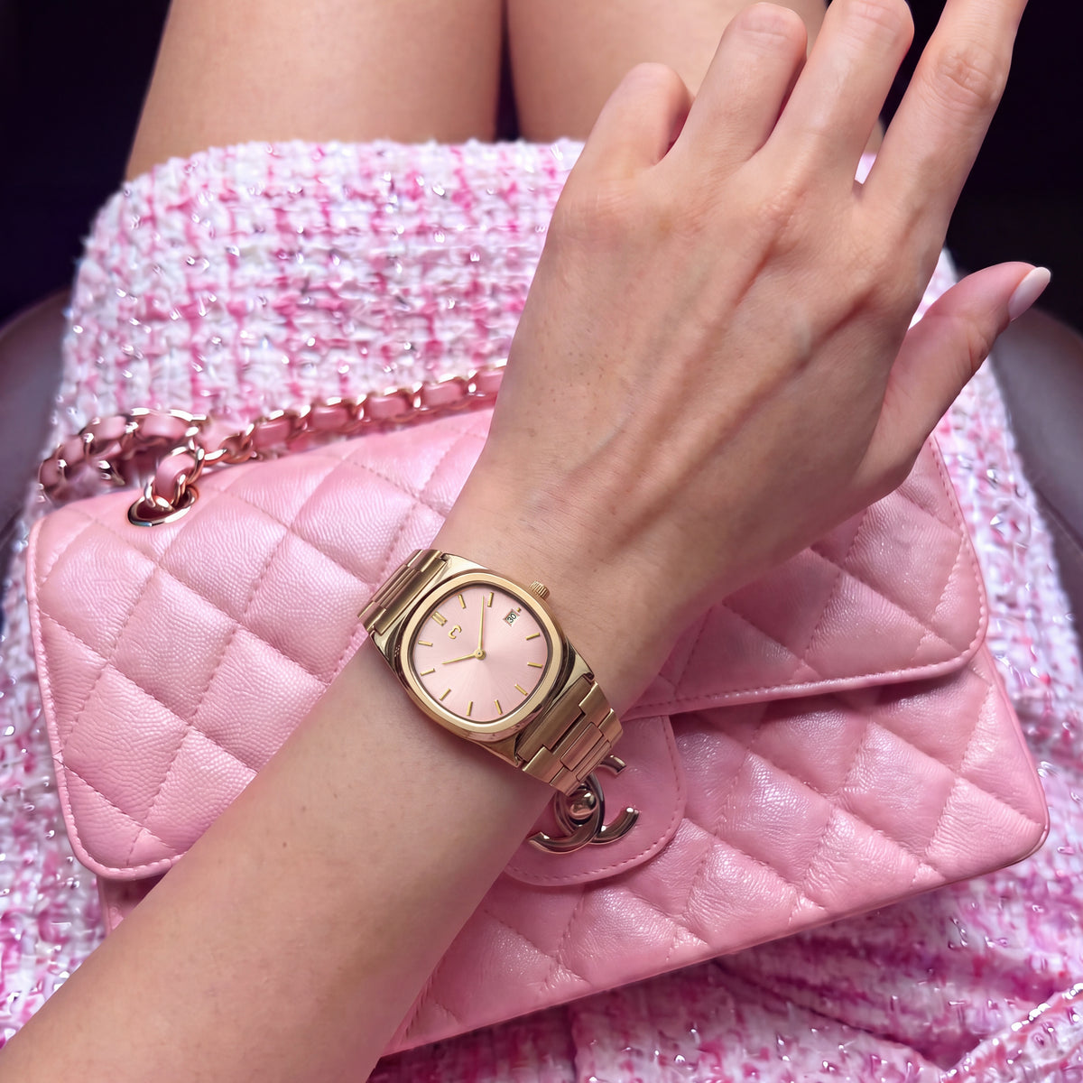 Dainty Watch ~ Gold-Pink