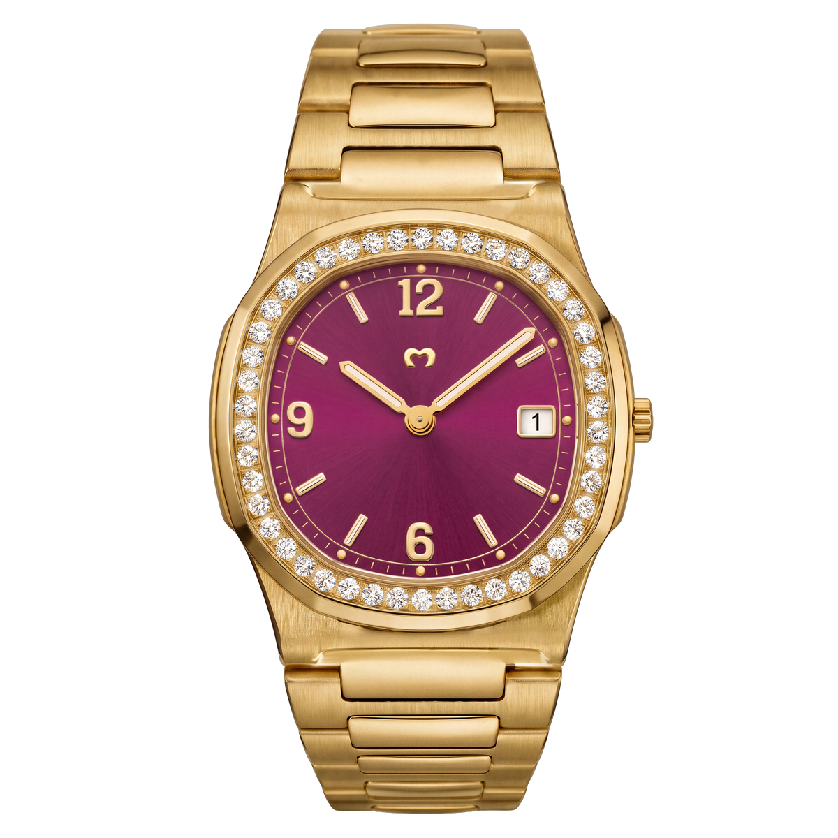 Prestige Watch ~ Gold-Garnet