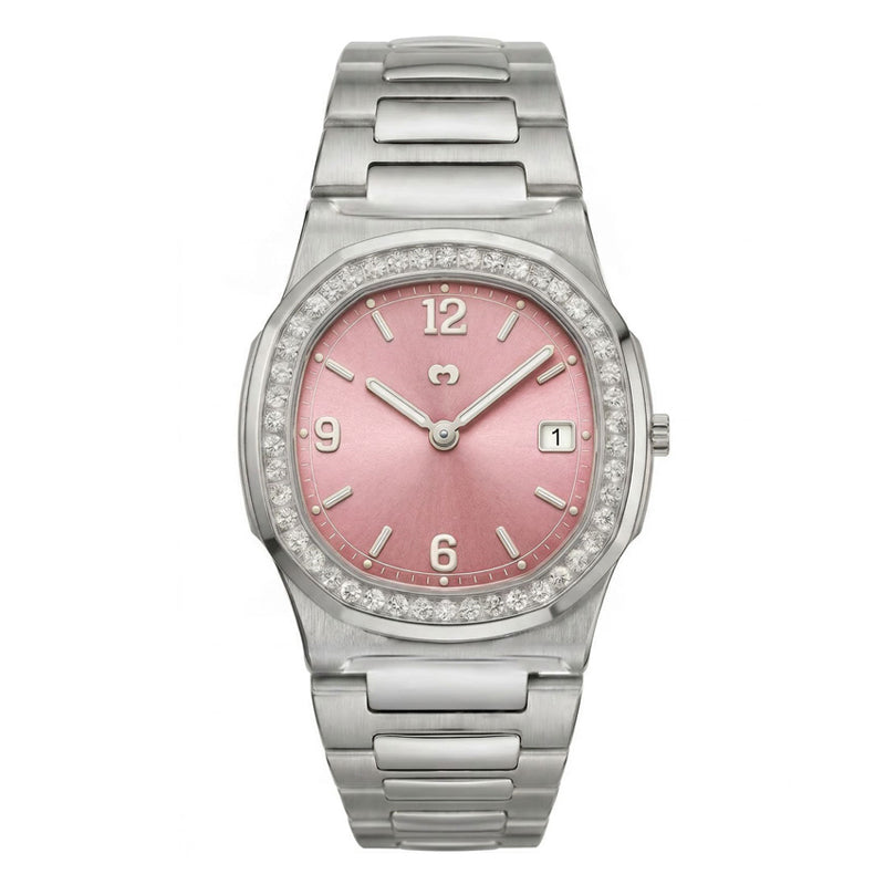 Prestige Watch ~ Silver-Pink