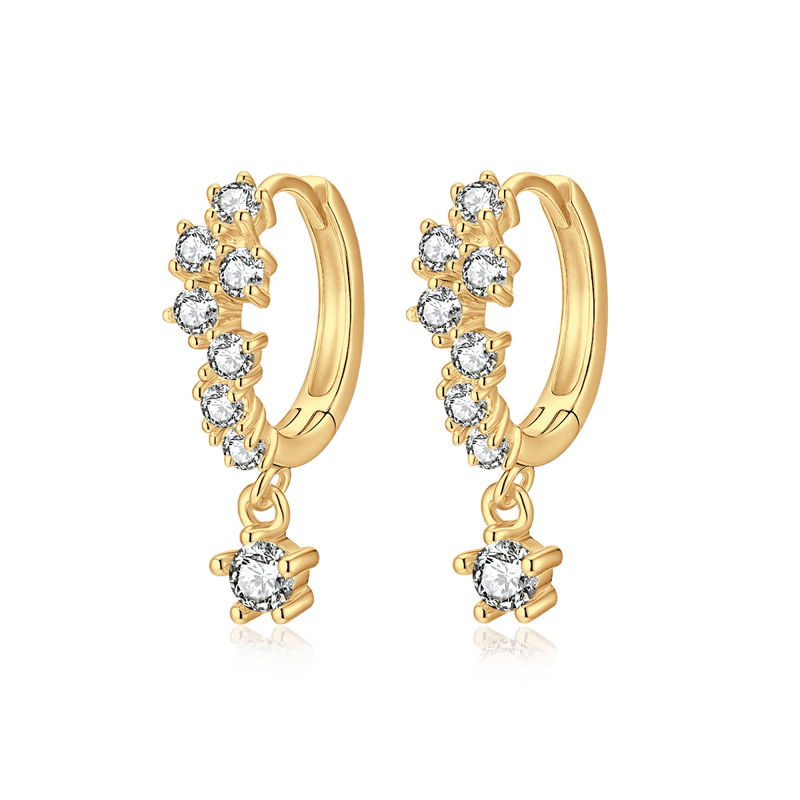 Adamantine Hoop Earrings