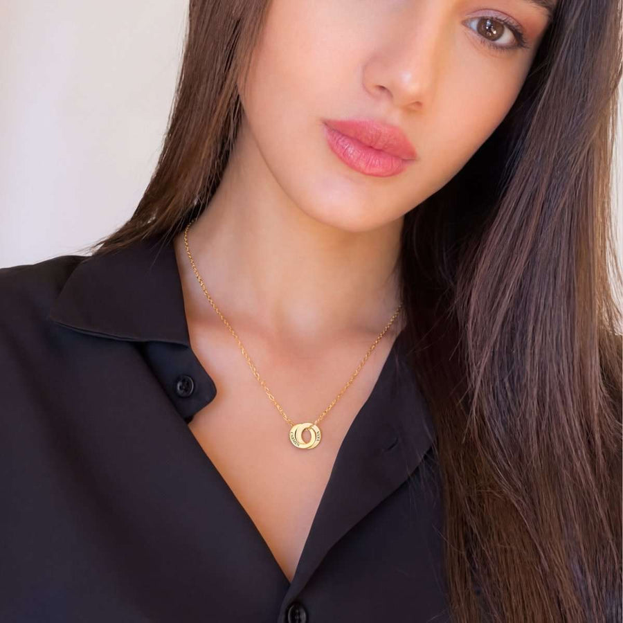 Amity Necklace - Personalised - SophiaJewels · worn