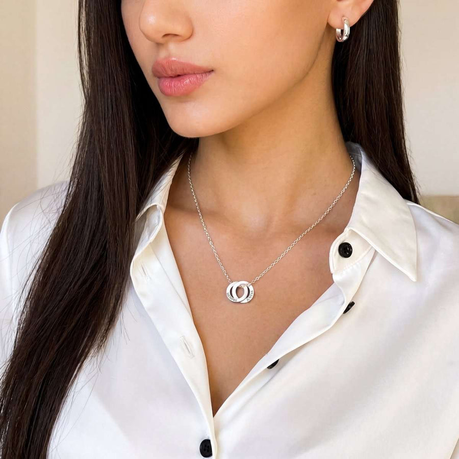 Amity Necklace - Personalised - SophiaJewels · worn