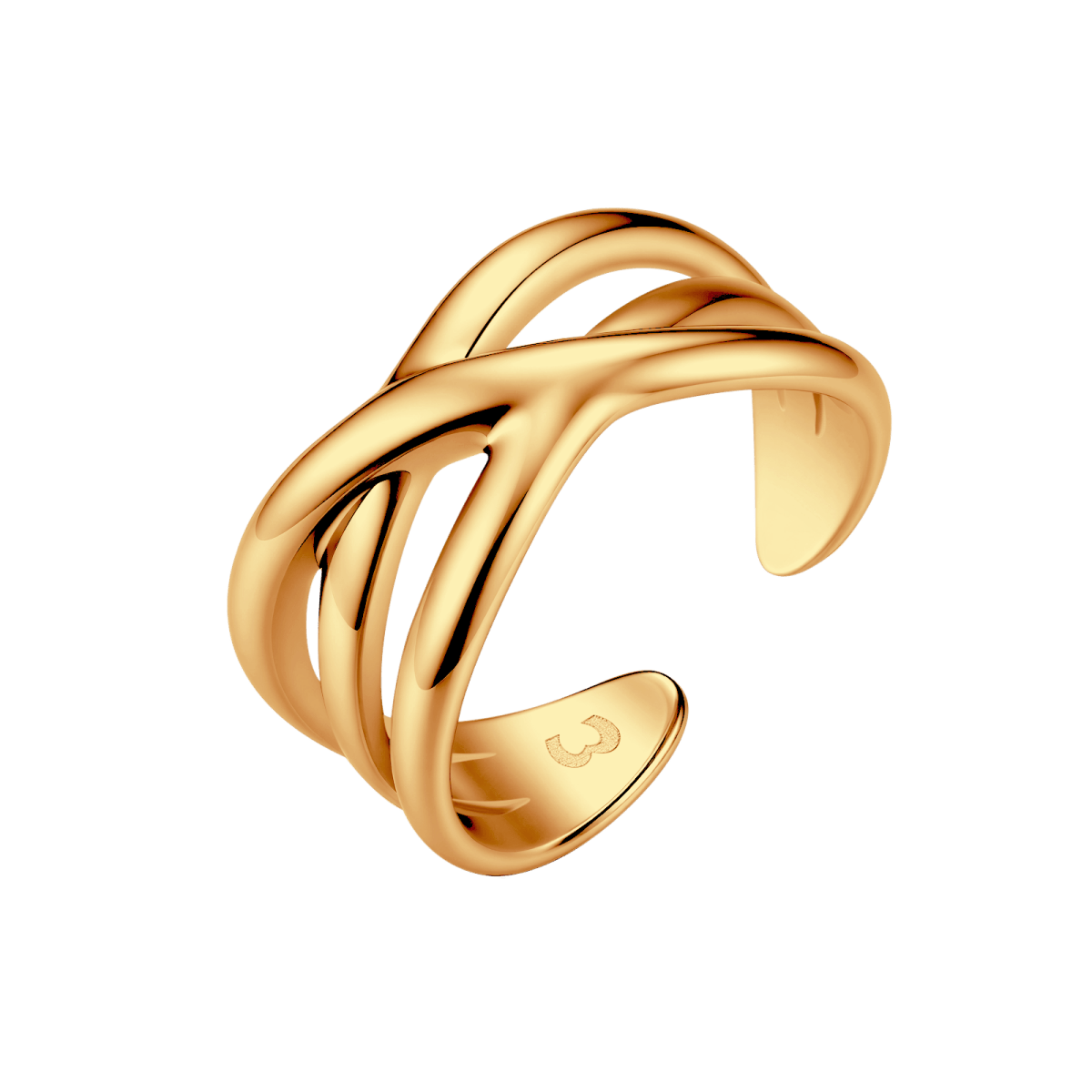 Cross-band Ring