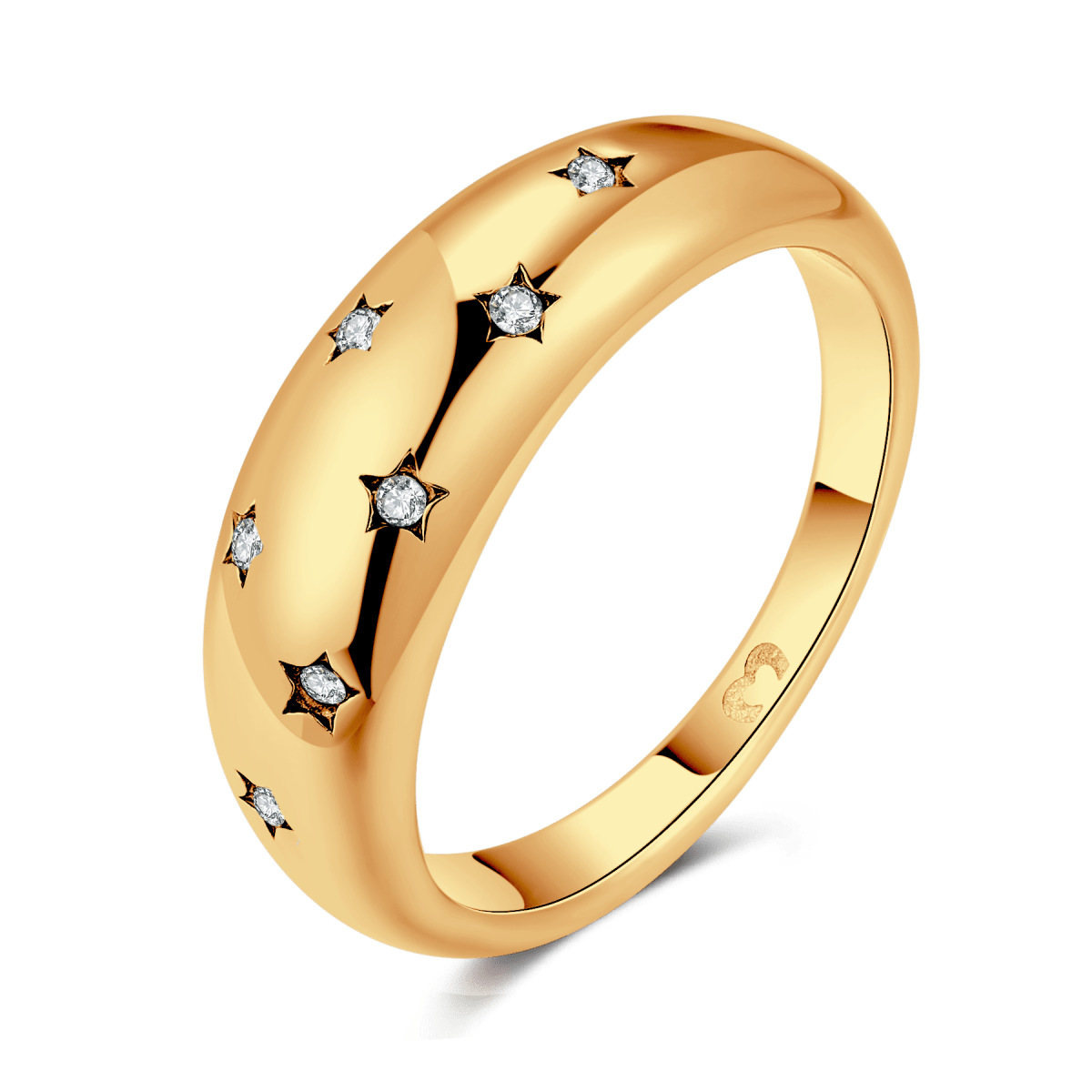 Reflective Stars Ring