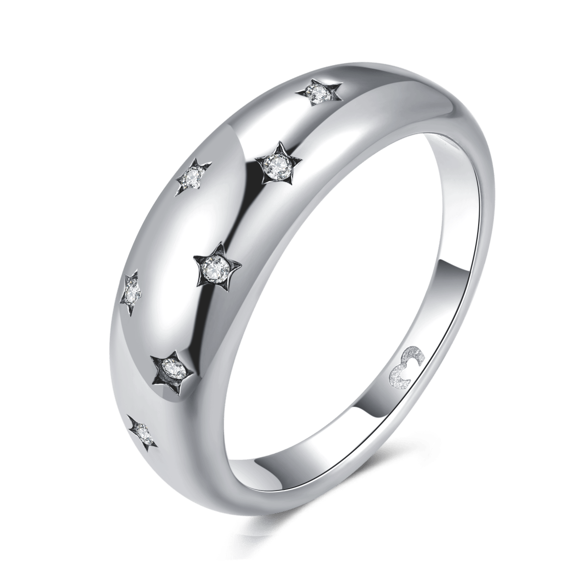 Reflective Stars Ring