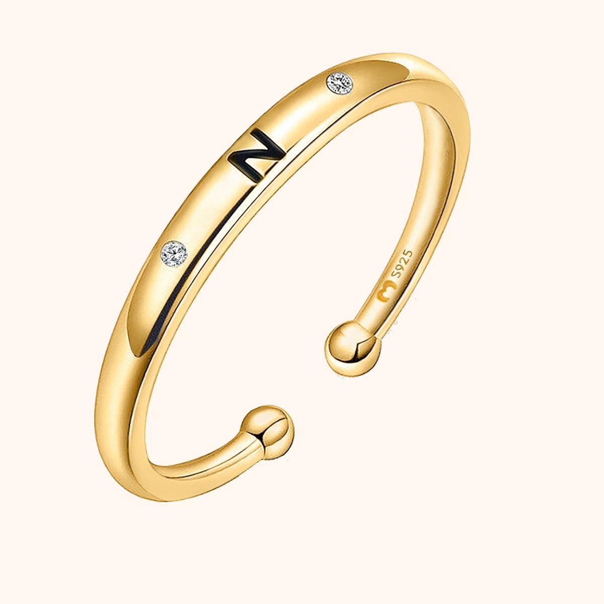 "Initial Letter" Ring