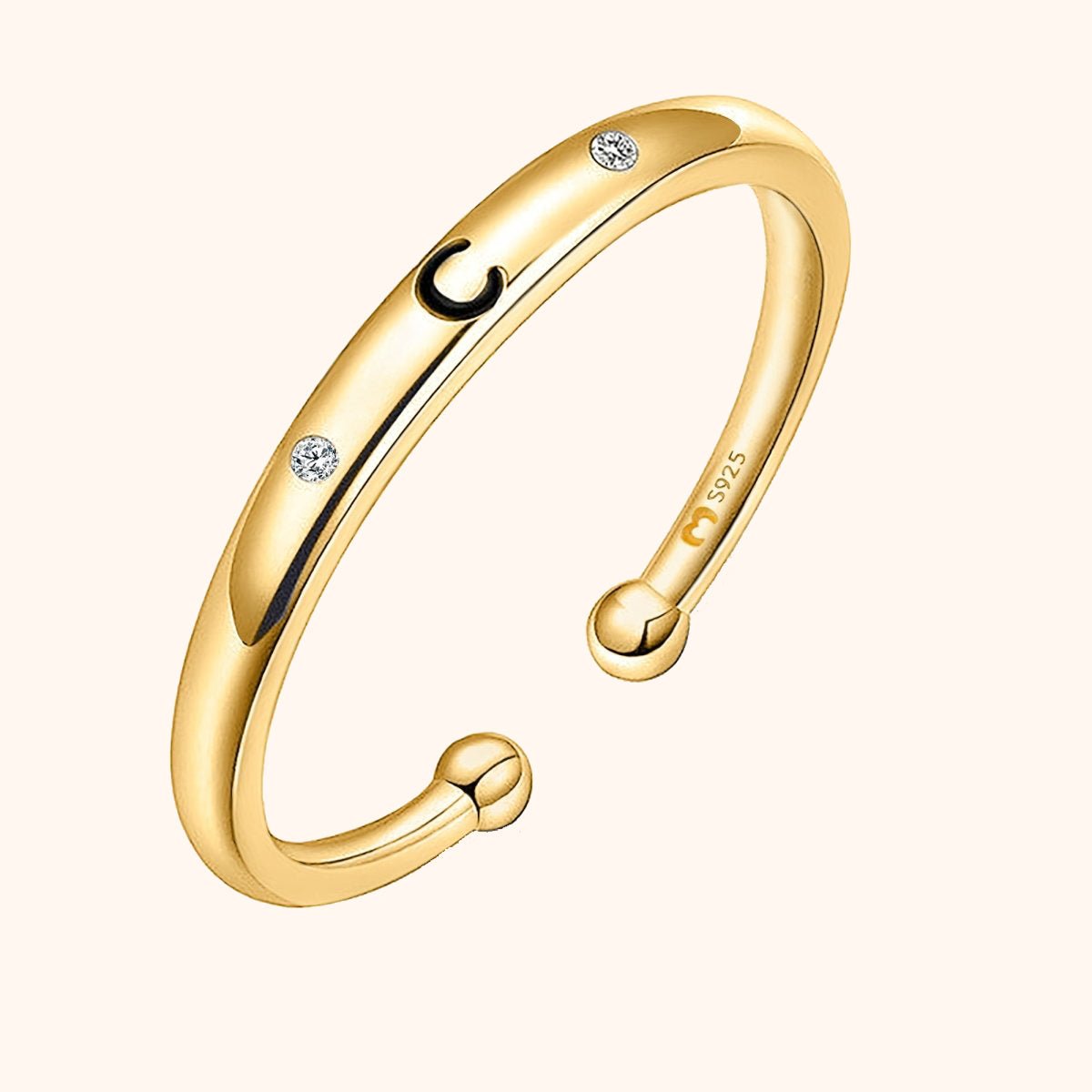 "Initial Letter" Ring