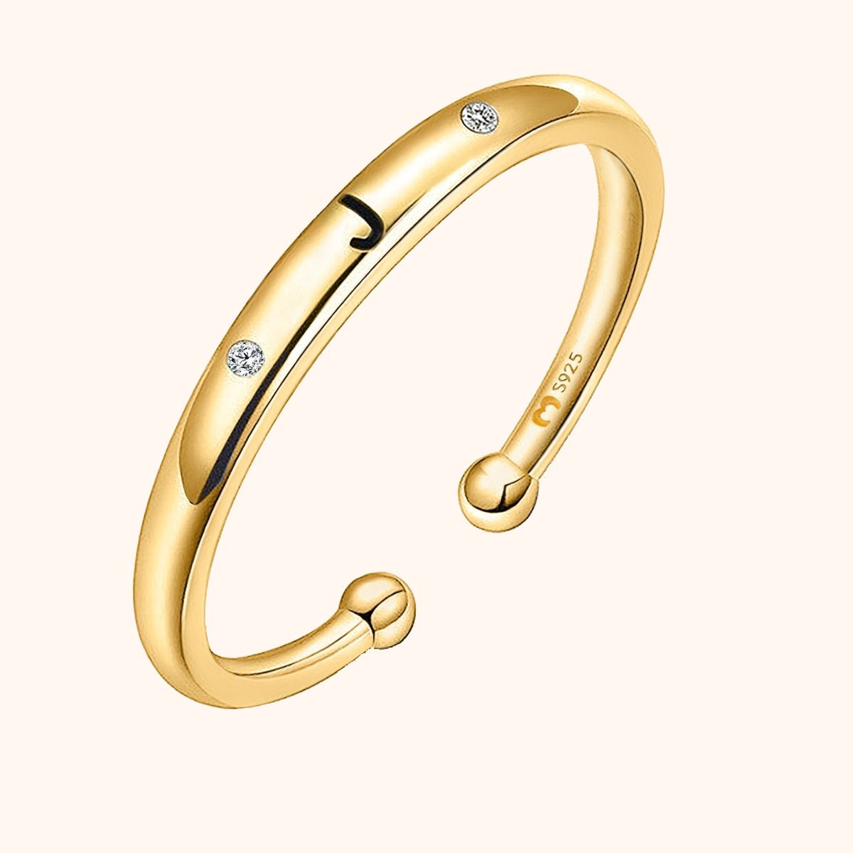 "Initial Letter" Ring