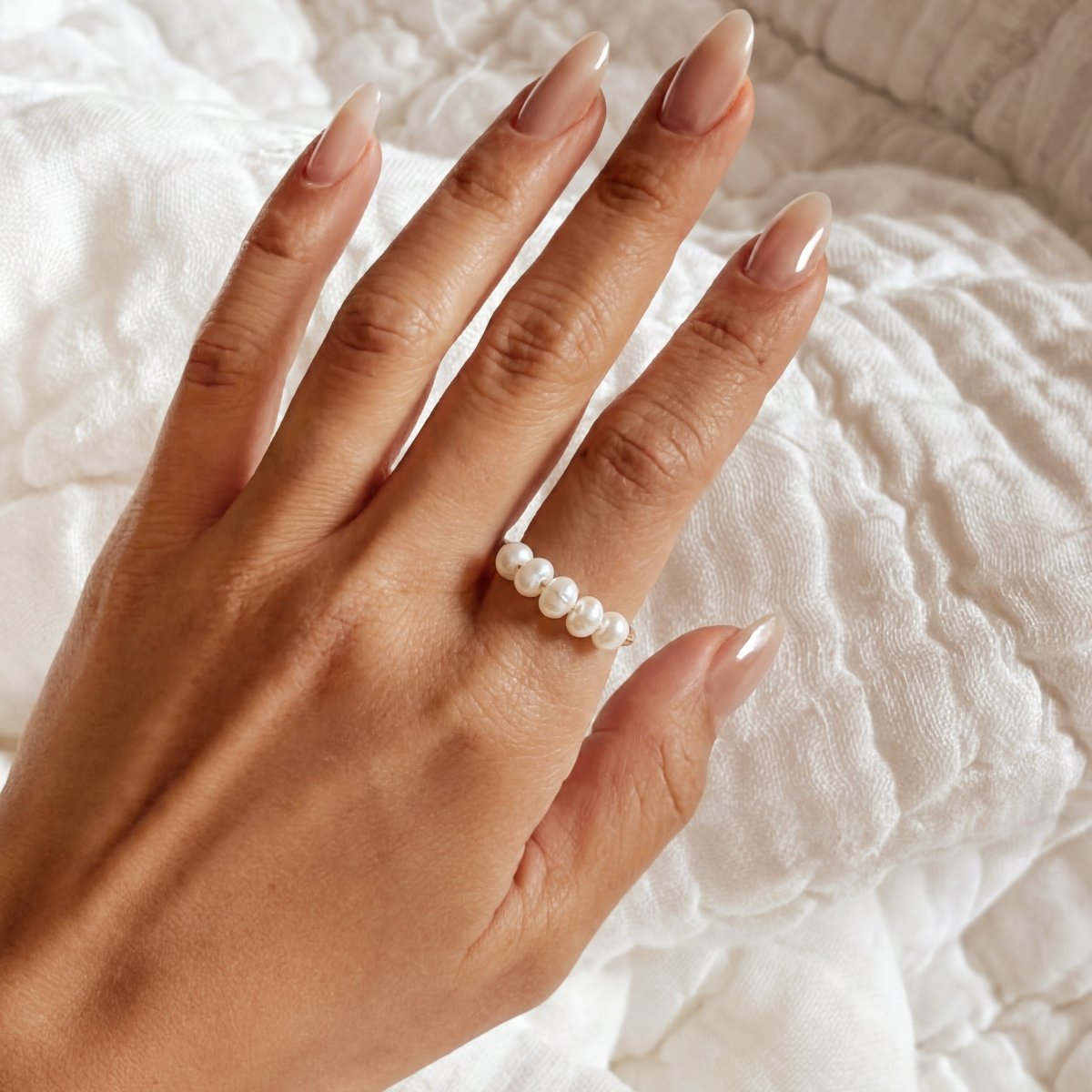 Simplicity Pearls Ring